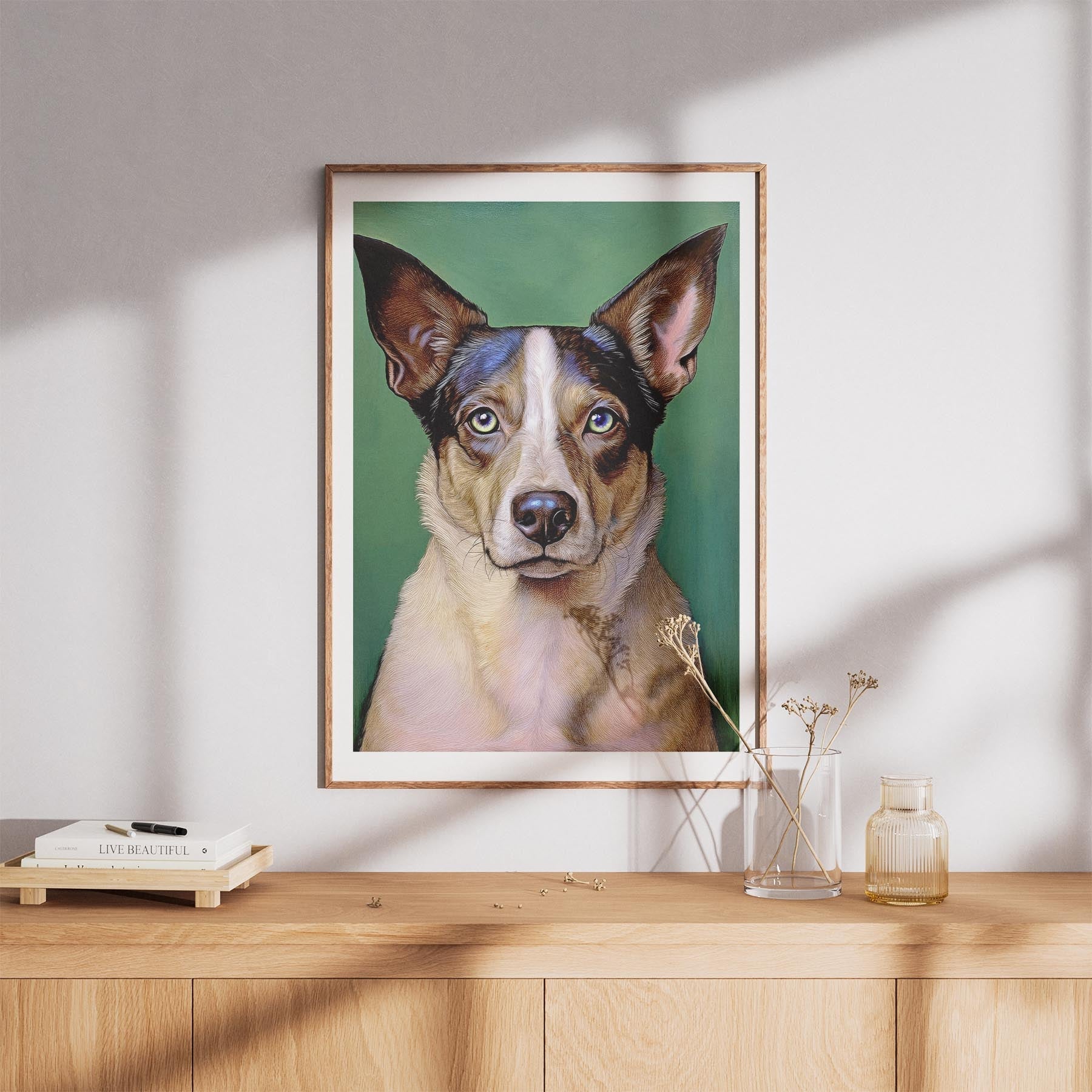 Cattle Dog Green Painted Series image 8