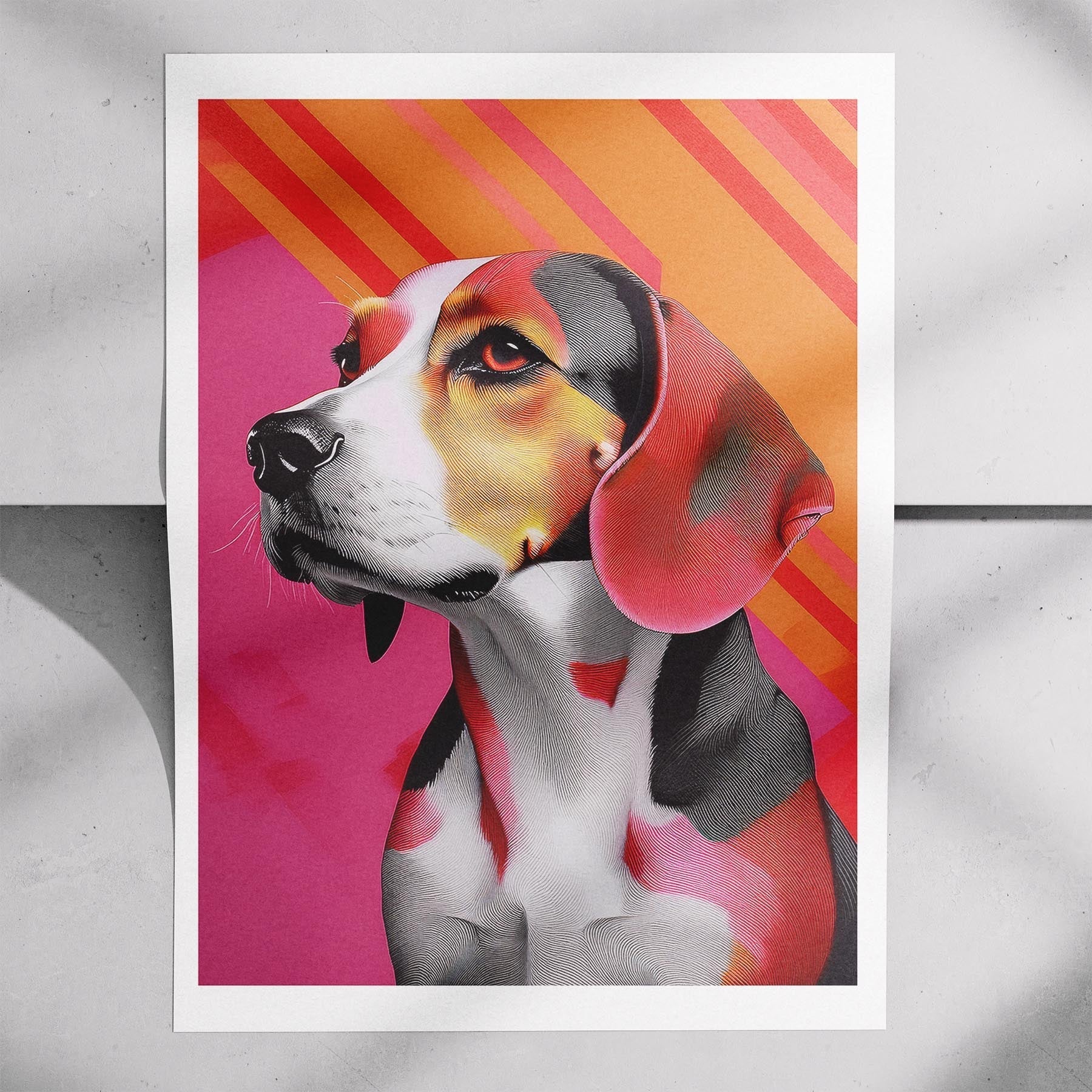 Beagle Modern Pop Dog Series image 7