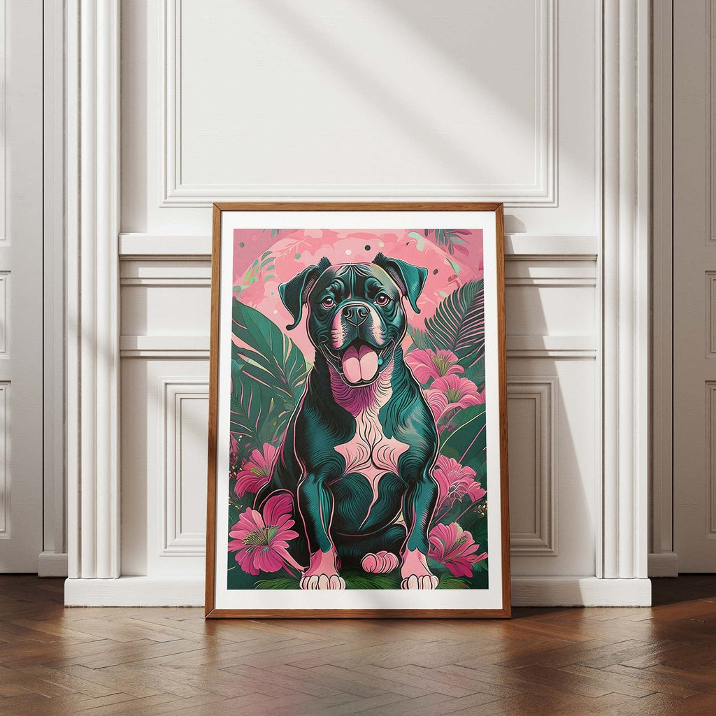 Boxer 1 Flowery Dog image 4