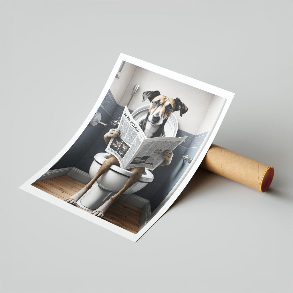 Greyhound Toilet Humour Dog Series 2 image 6