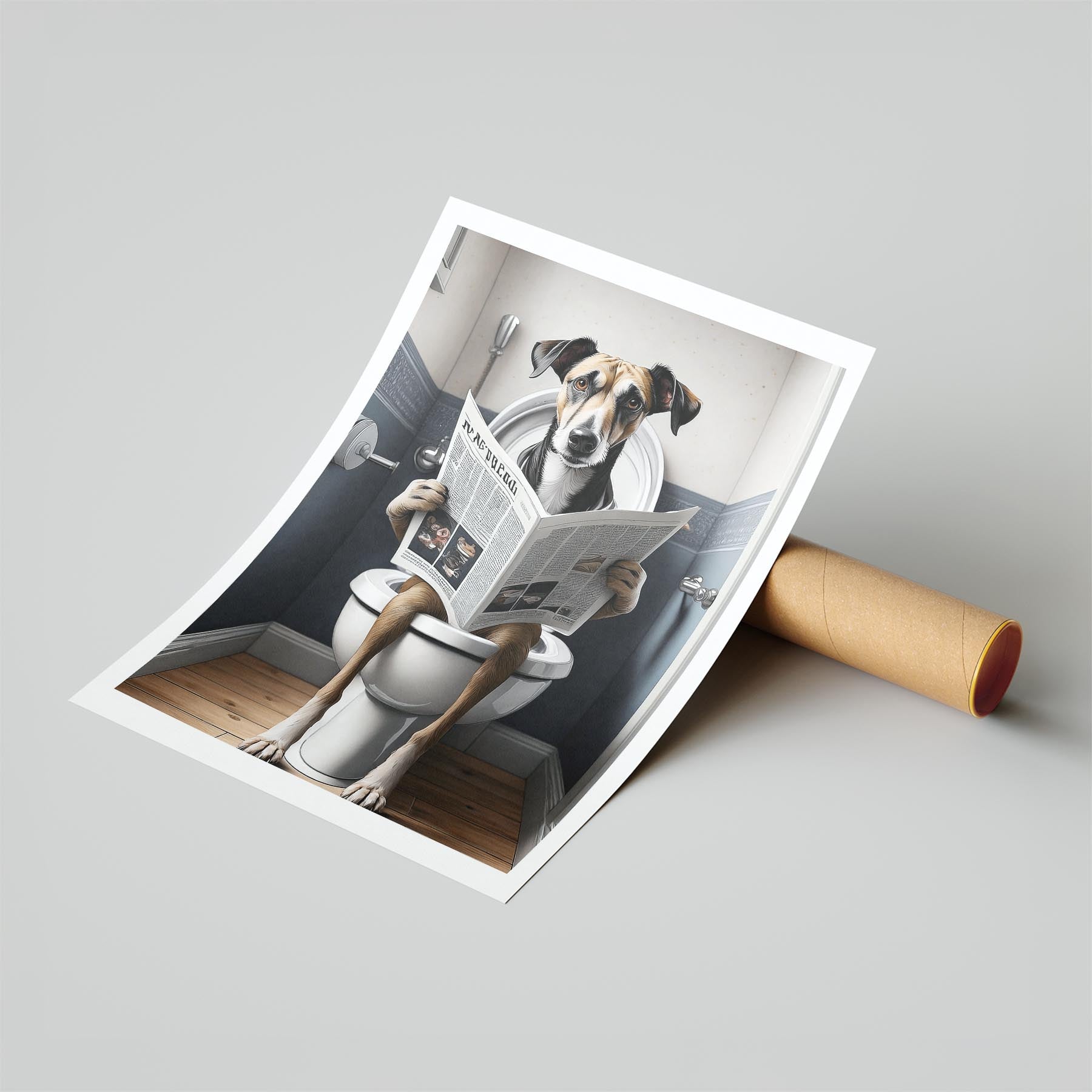 Greyhound Toilet Humour Dog Series 2 image 6