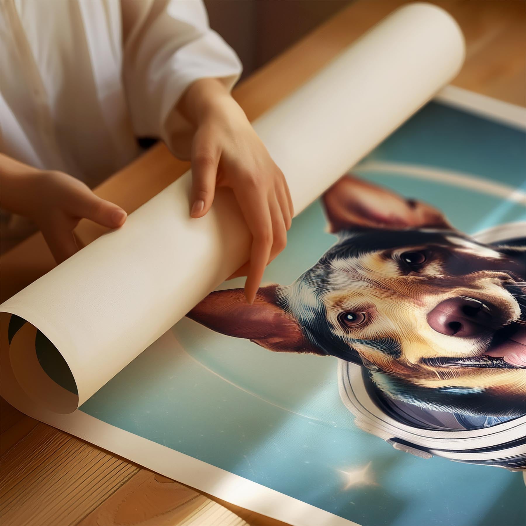 Cattle Dog Astronaut Dog Series image 1