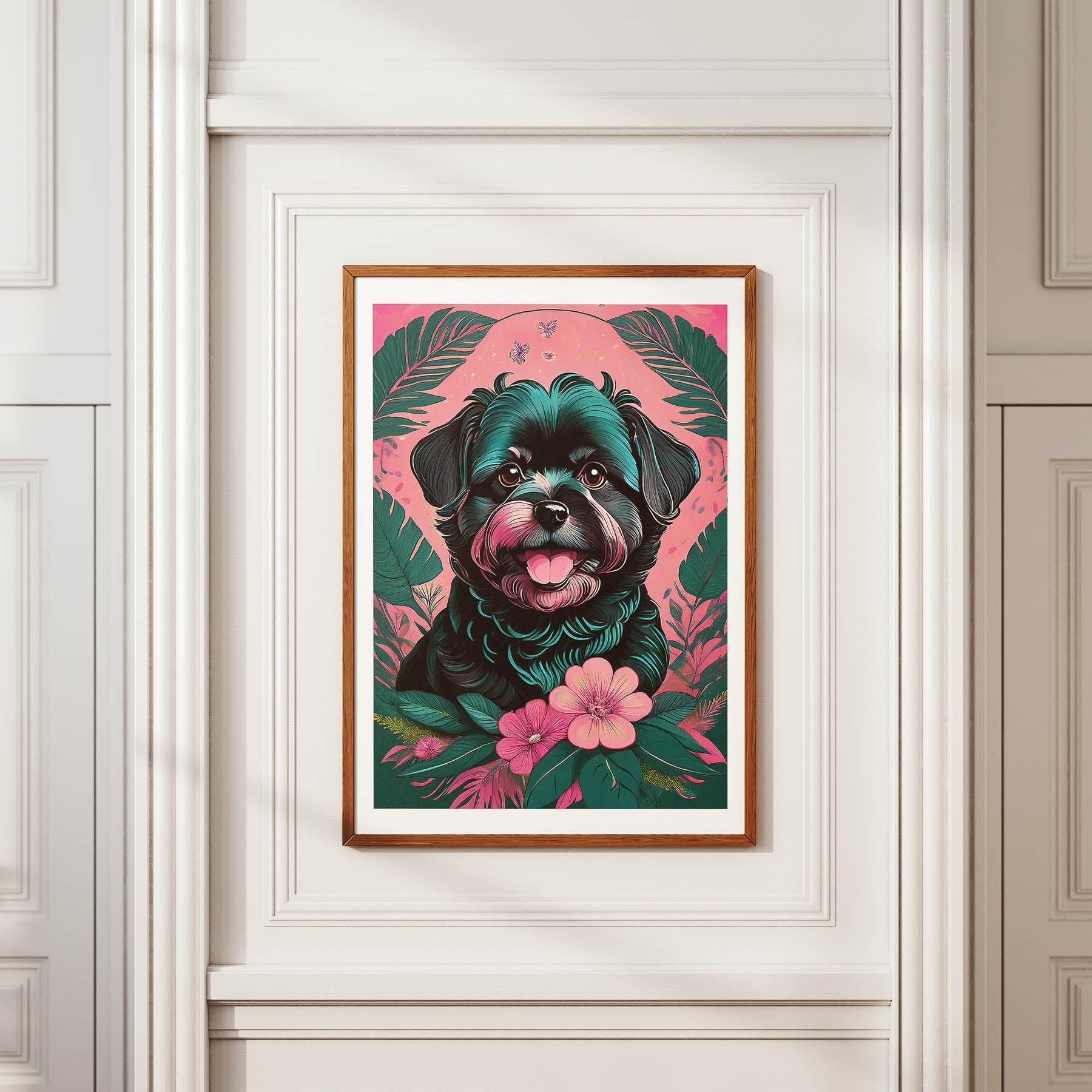 Pomapoo Flowery Dog image 3