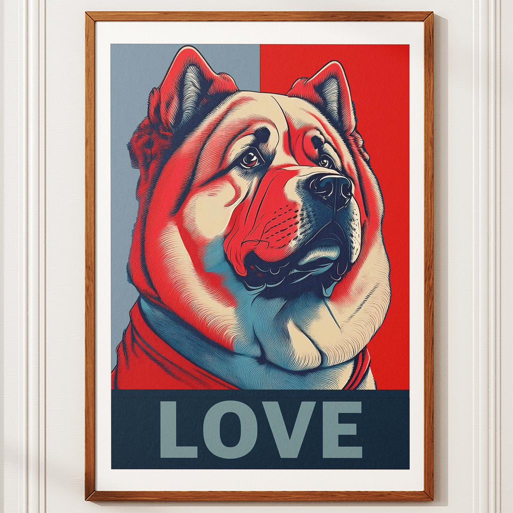 Chow Chow LOVE Series Inspired by the Obama Poster image 10