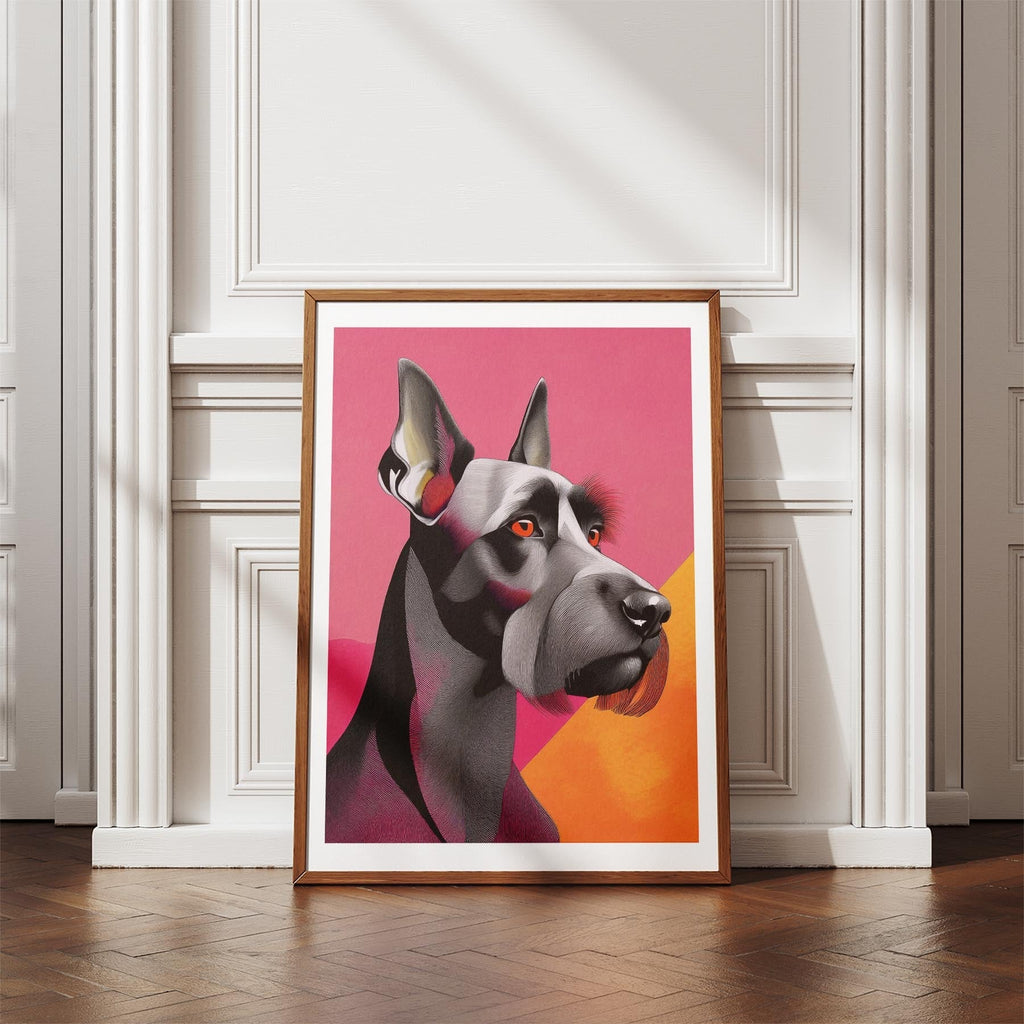 Black Russian Terrier Modern Pop Dog Series image 4