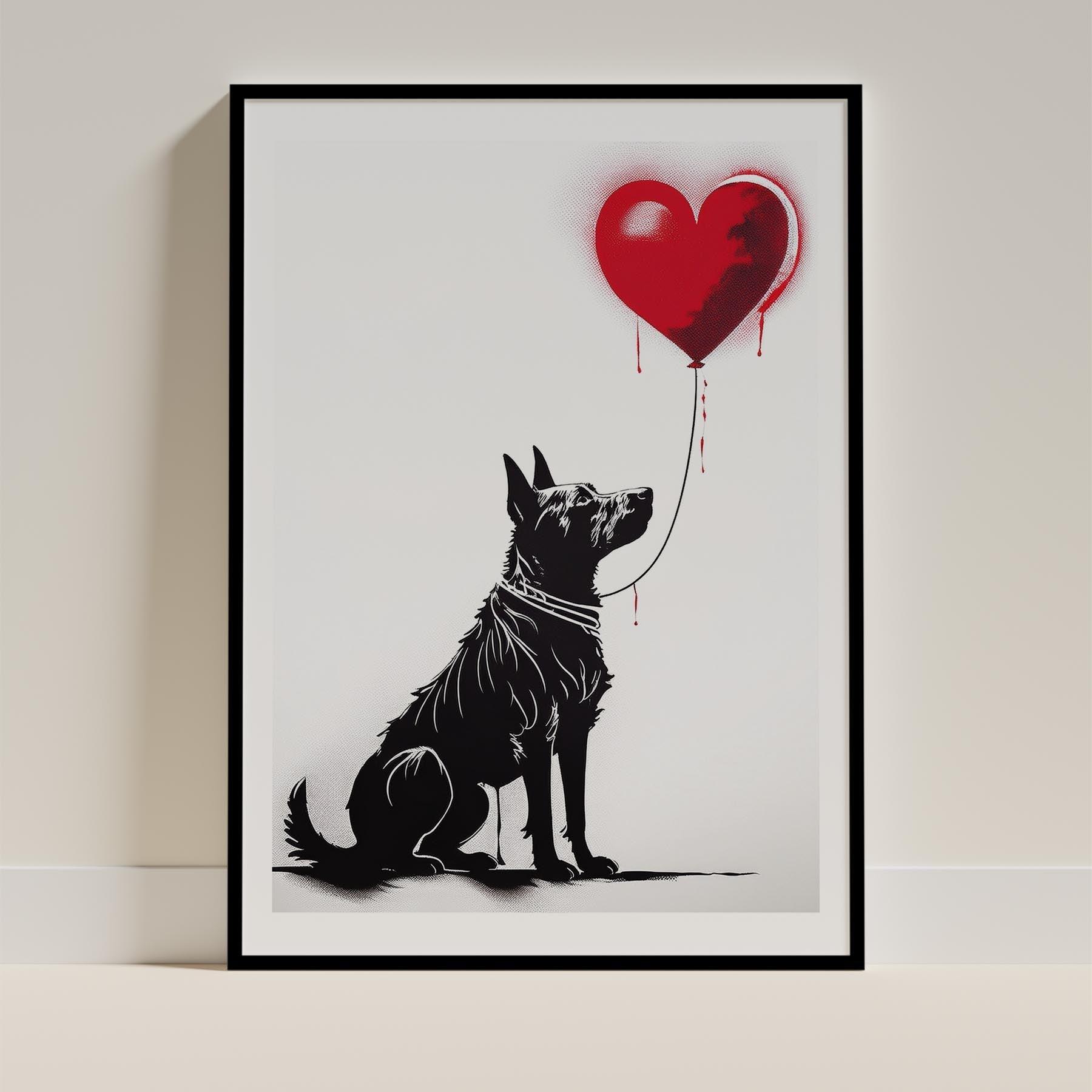 Cattle Dog DOGSY Series inspired by the Art of Banksy image 0