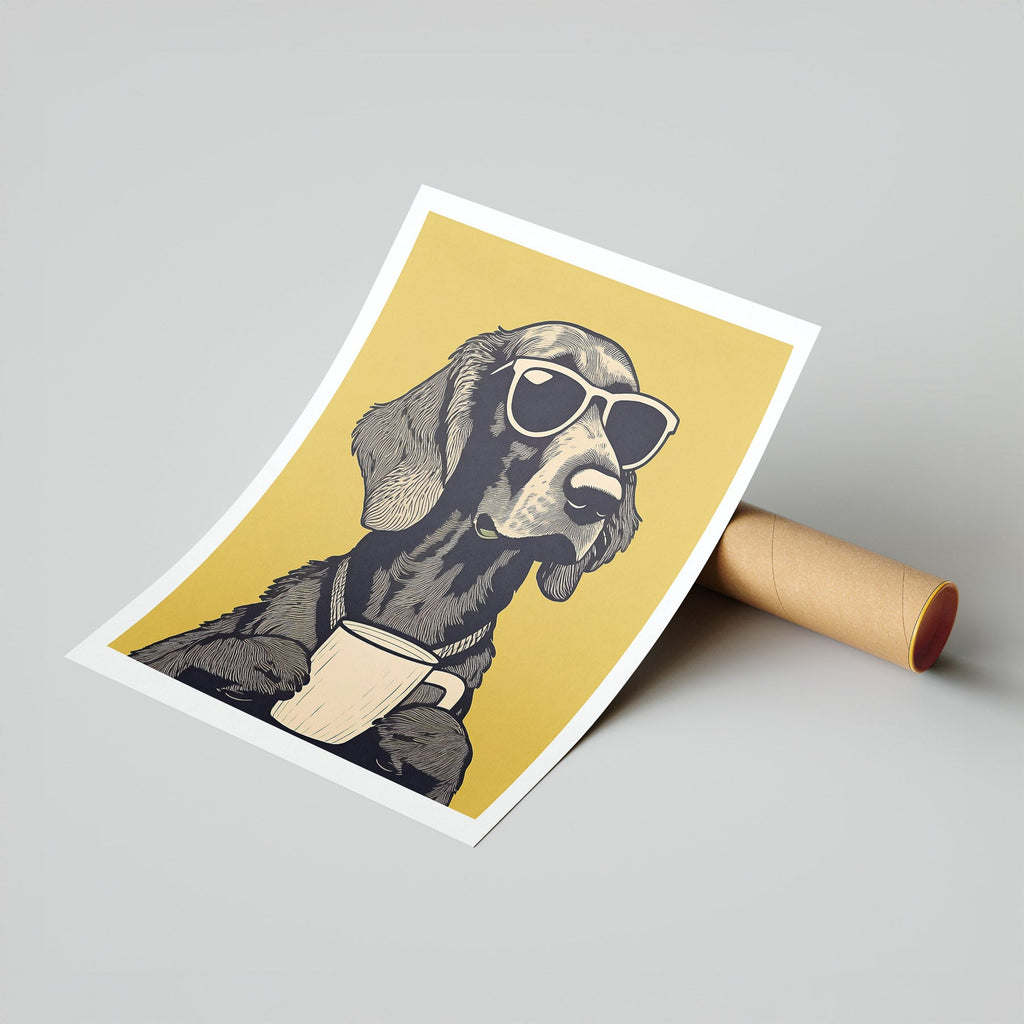 Irish Setter Chillin Coffee Dog image 7