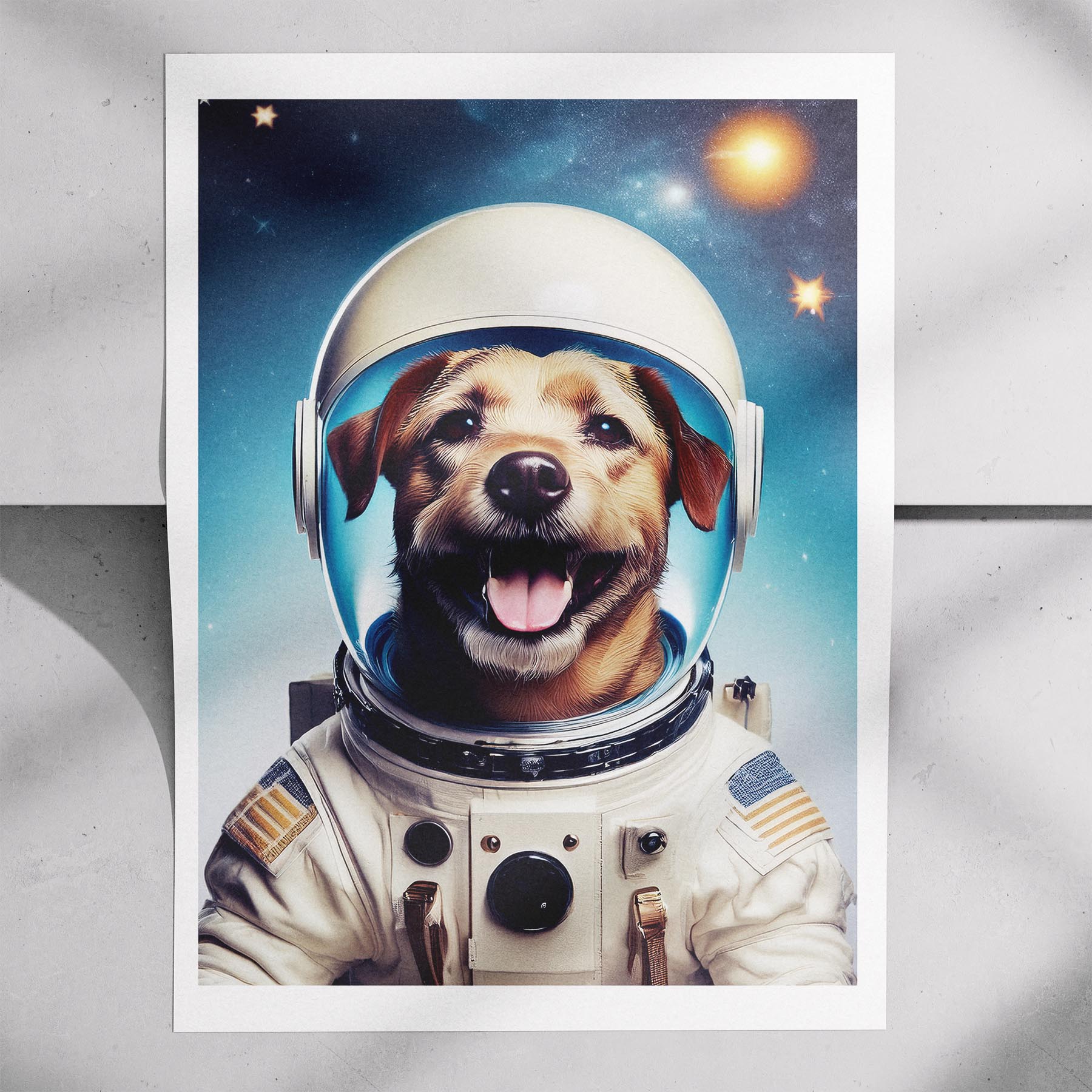Border Terrier Astronaut Dog Series image 7