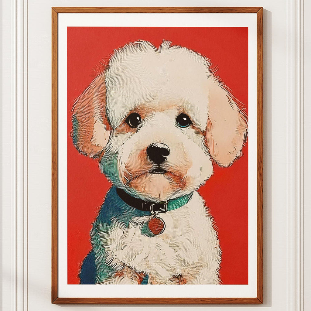Bichon Frise Red Dog Series image 10