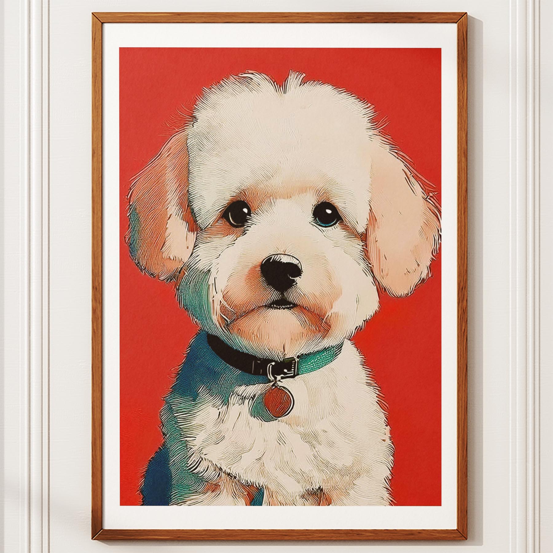Bichon Frise Red Dog Series image 10