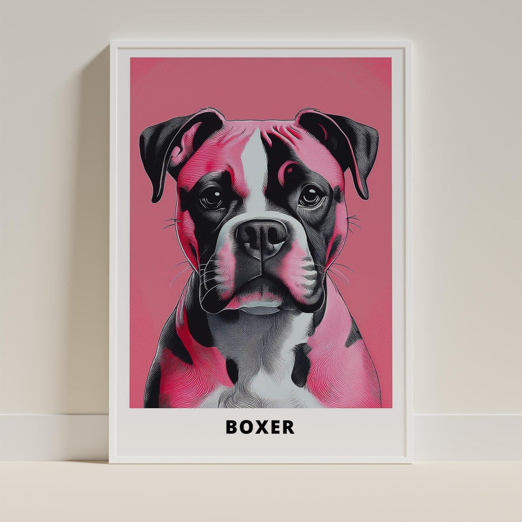 Boxer Pink and Black Dog Series 3 image 9