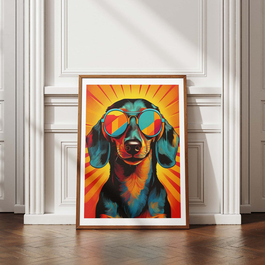 Dachshund In Colourful Sunnies 1 image 4