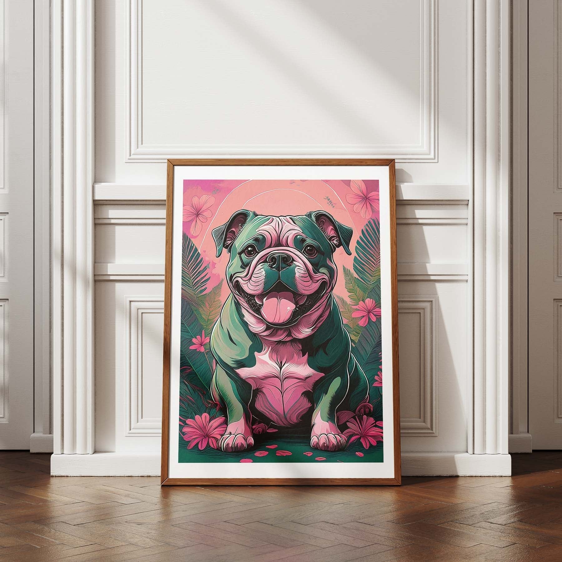 Bulldog Flowery Dog image 4