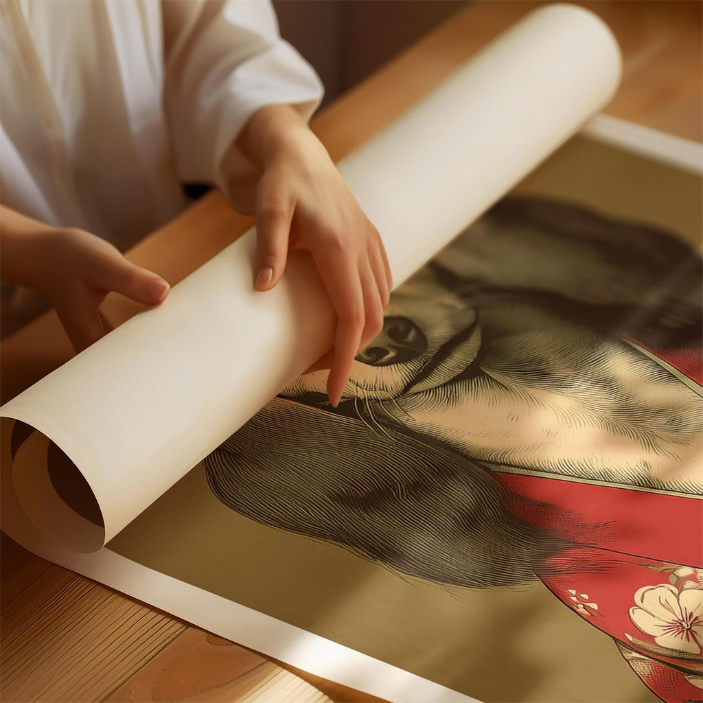 Afghan Japanse Kimono Dog Series image 1