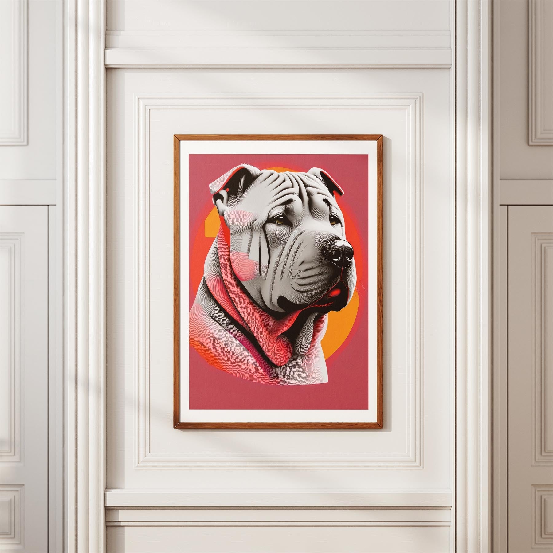 Shar Pei Modern Pop Dog Series image 3