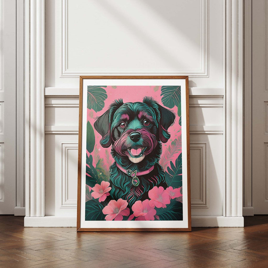 Jackapoo Flowery Dog image 4