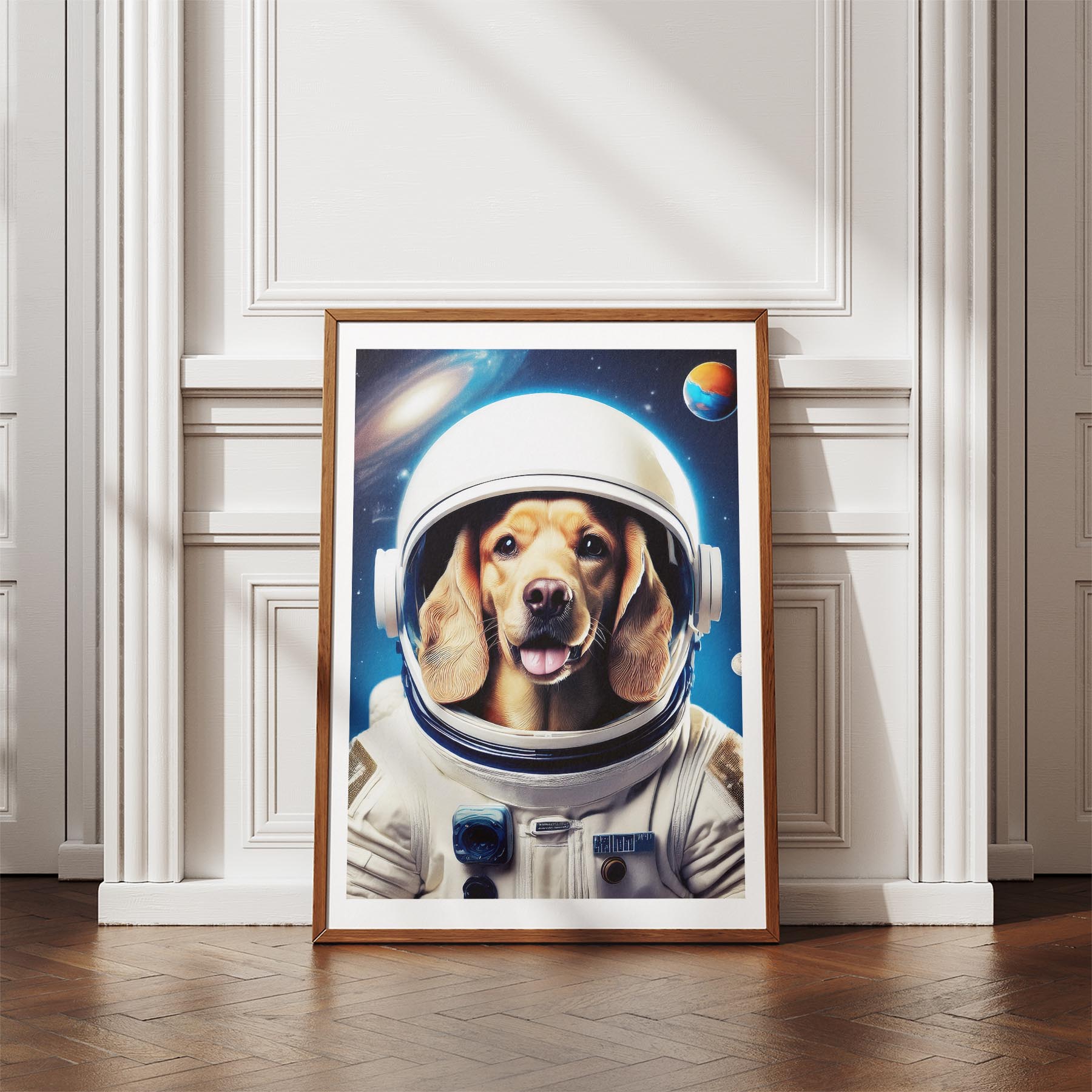 Cocker Spaniel Astronaut Dog Series image 4