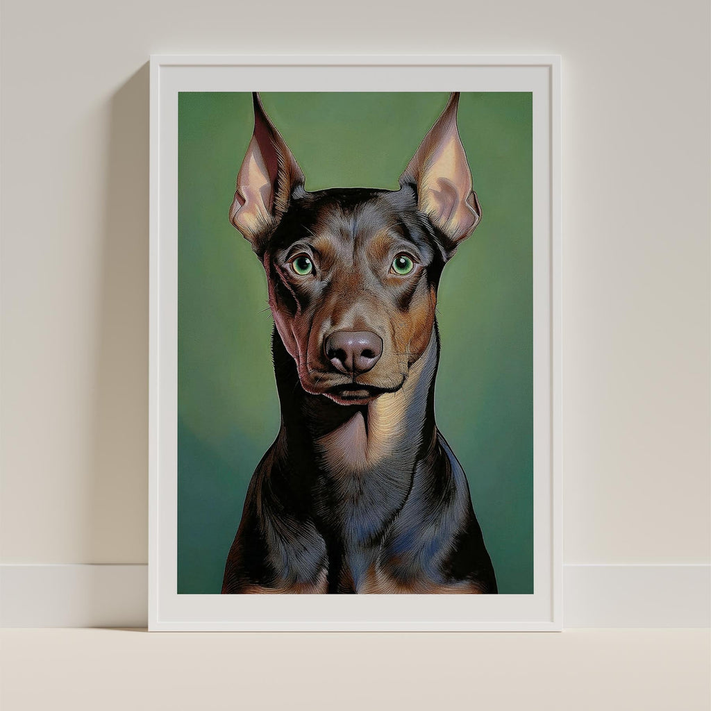 Doberman Green Painted Series image 11