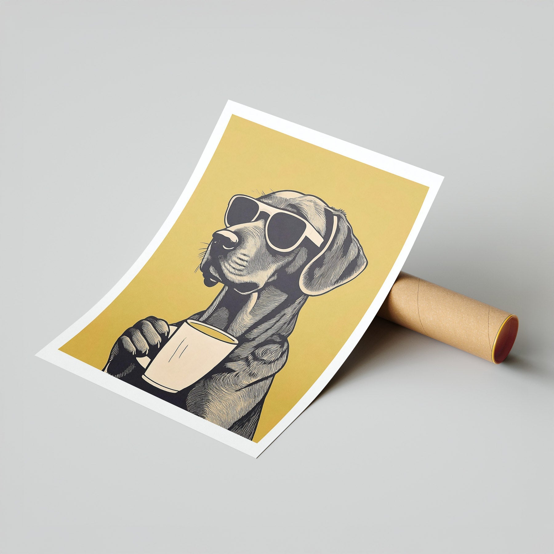 Rhodesian Ridgeback Chillin Coffee Dog image 7