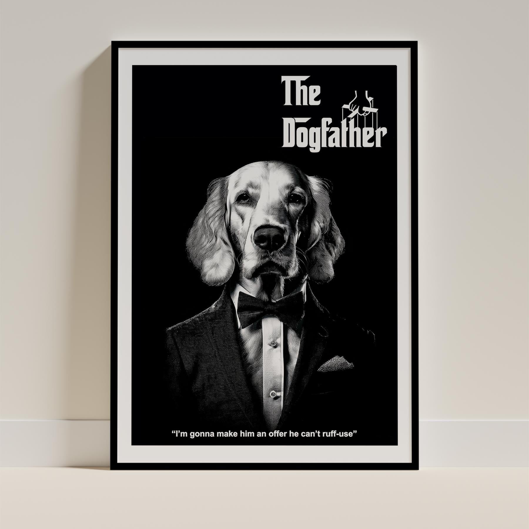English Setter Mafia Dog Series image 0