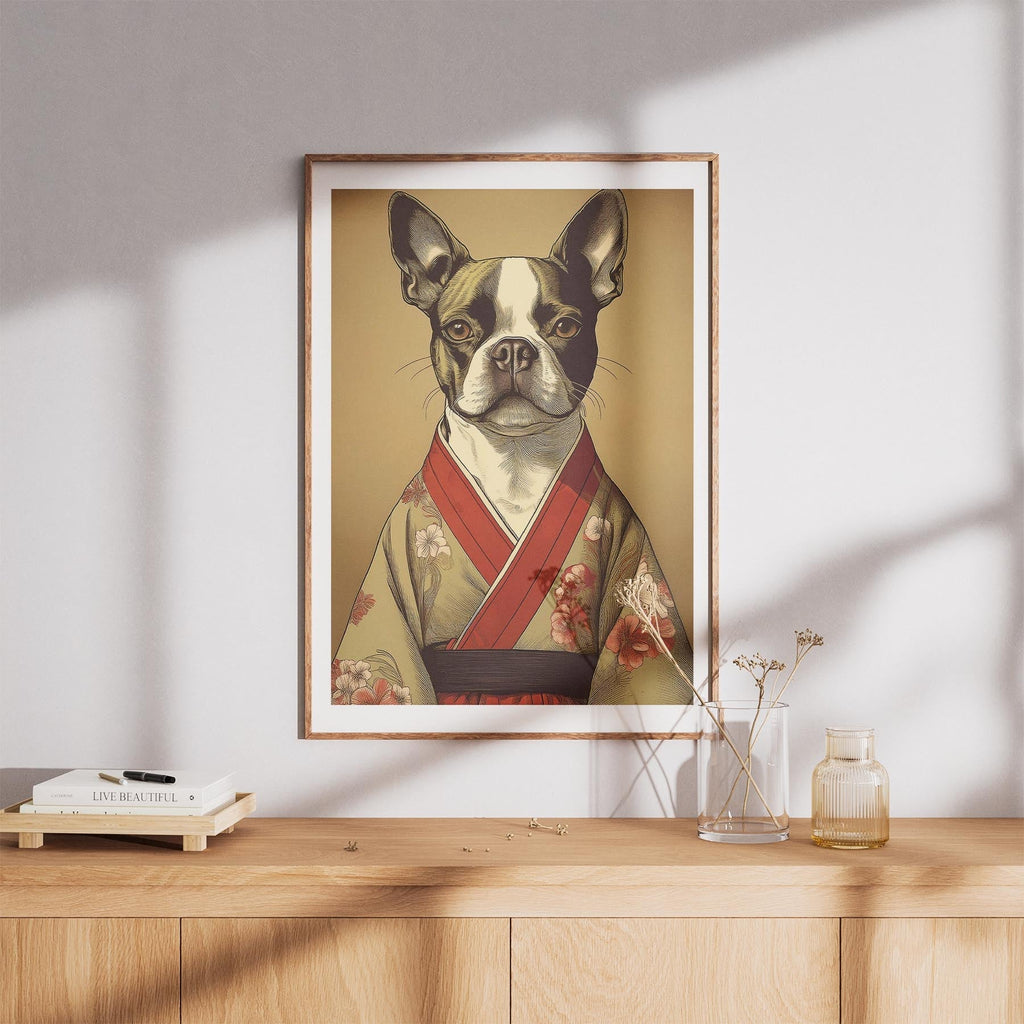 Boston Terrier Japanse Kimono Dog Series image 8