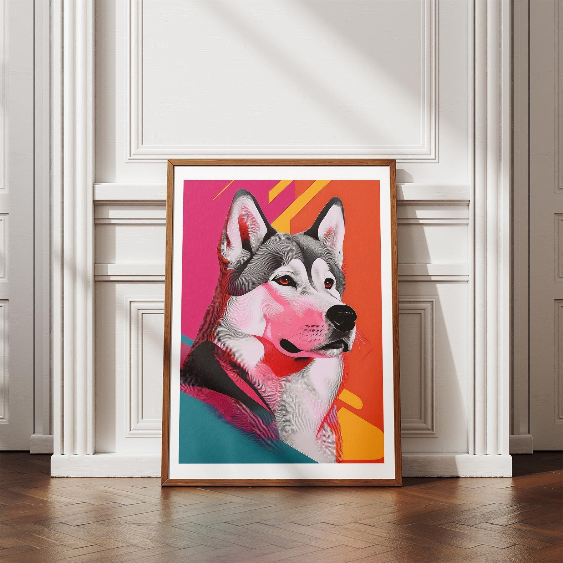 Alaskan Malamute Modern Pop Dog Series image 4