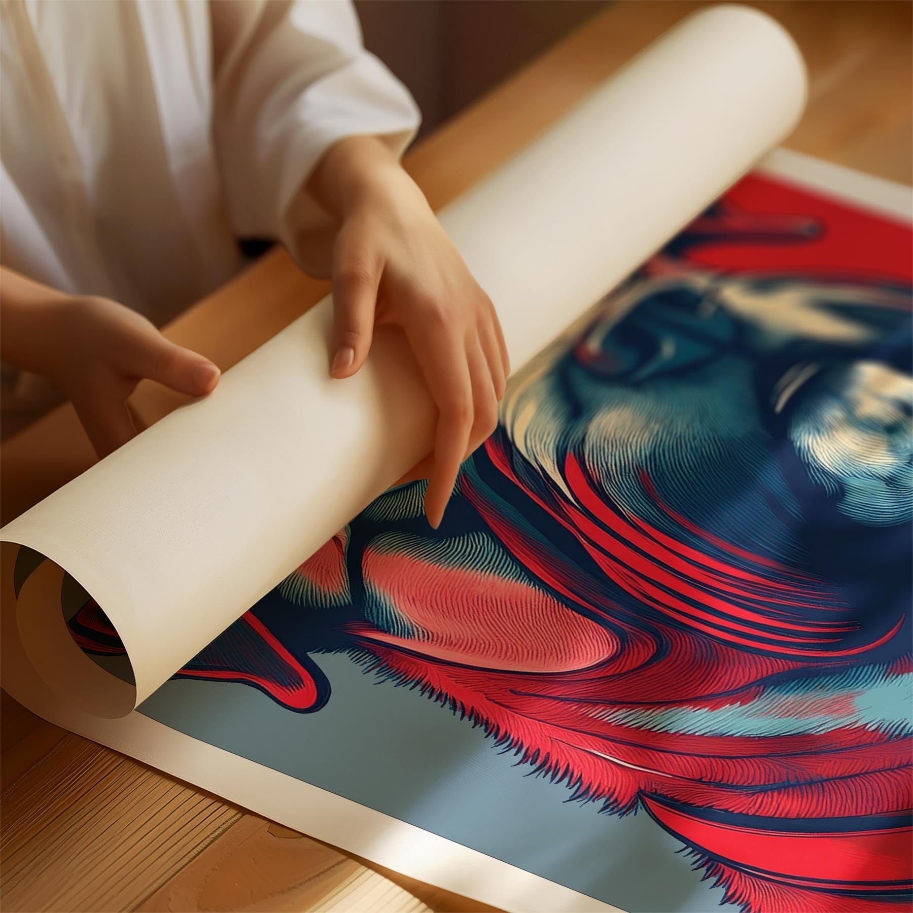 Border Terrier LOVE Series Inspired by the Obama Poster image 1