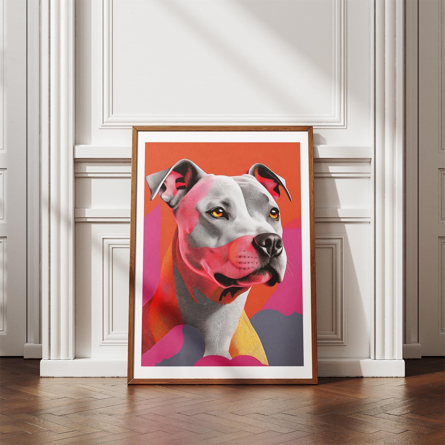 Staffordshire Bull Terrier Modern Pop Dog Series image 4
