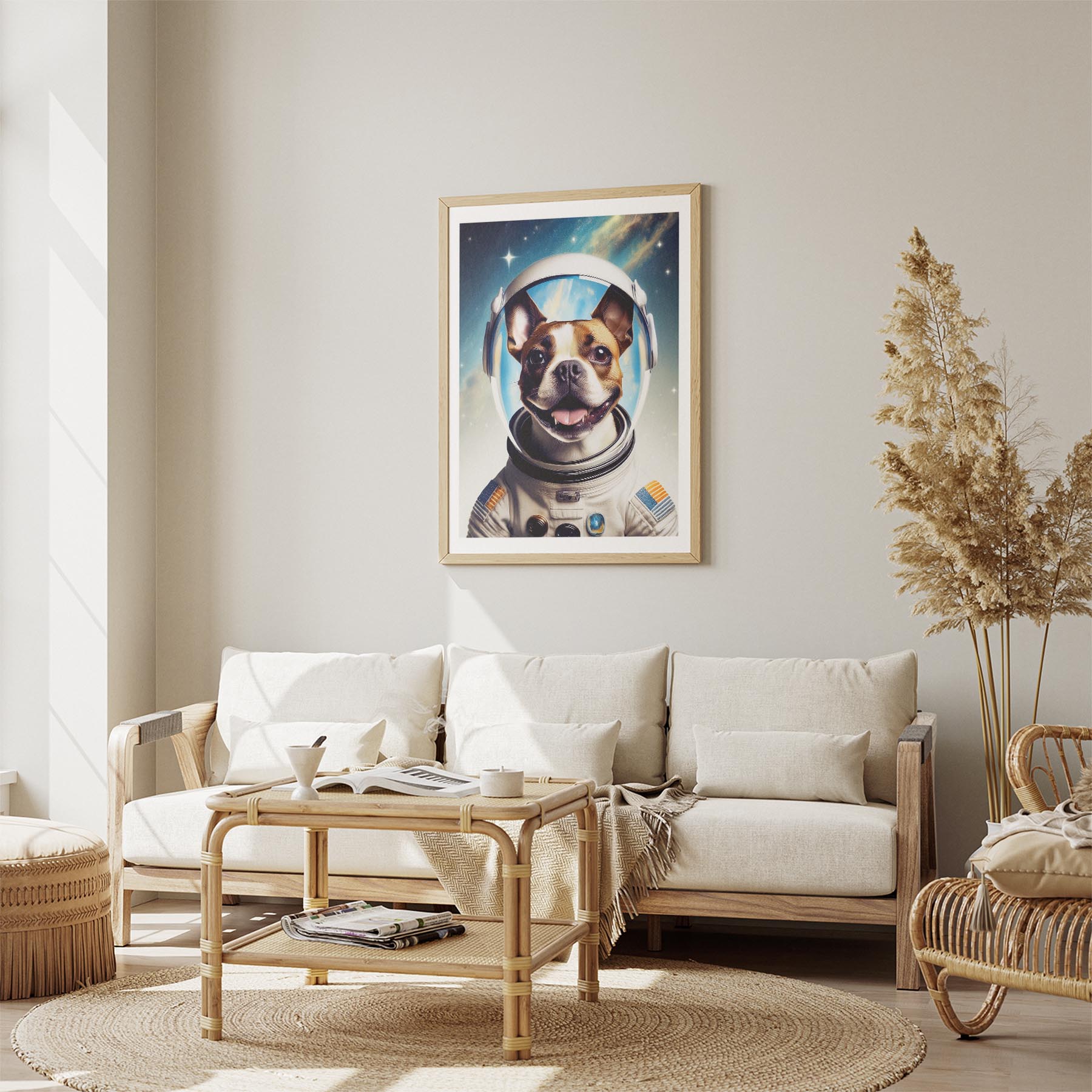 Boston Terrier Astronaut Dog Series image 2