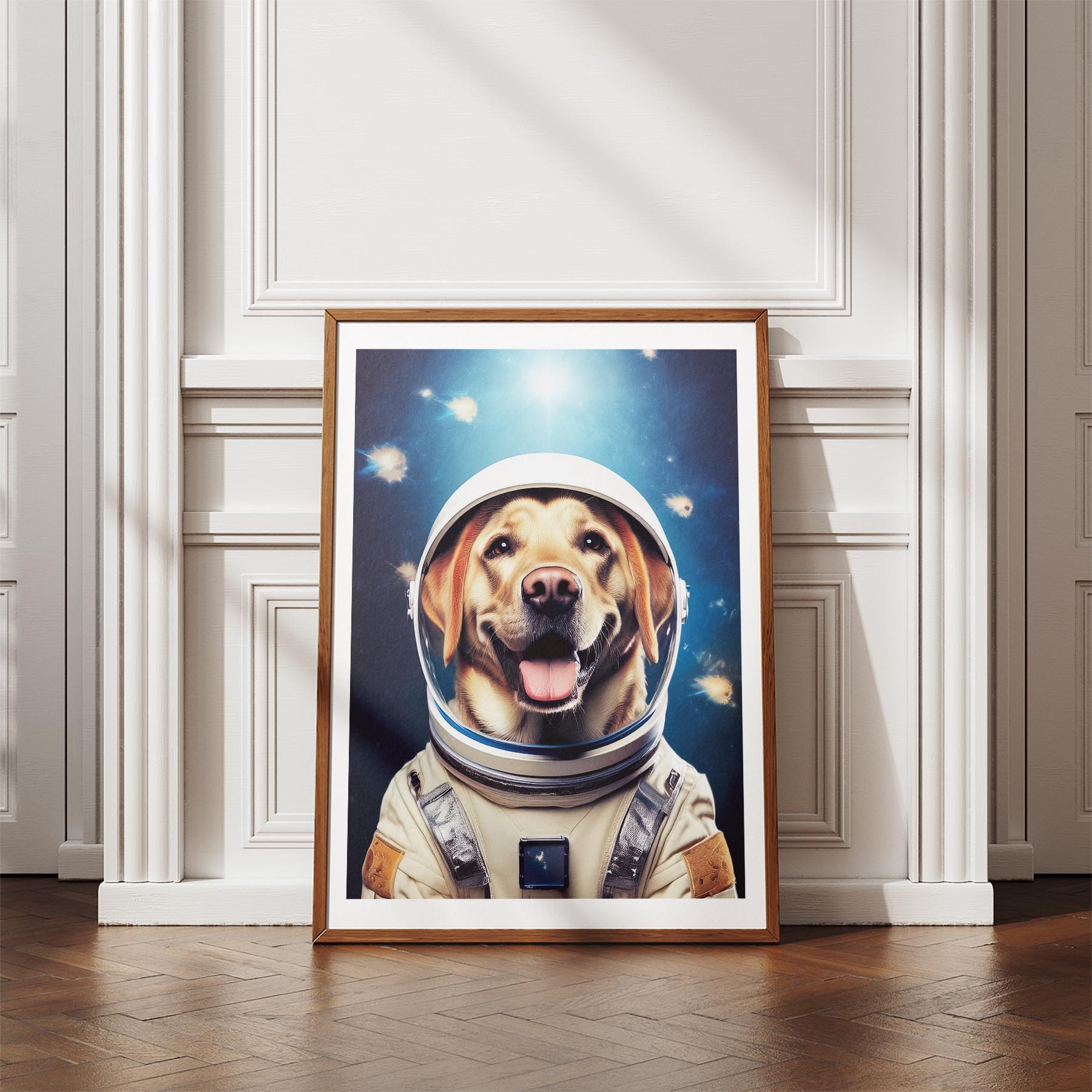 Labrador Retriever Astronaut Dog Series image 4