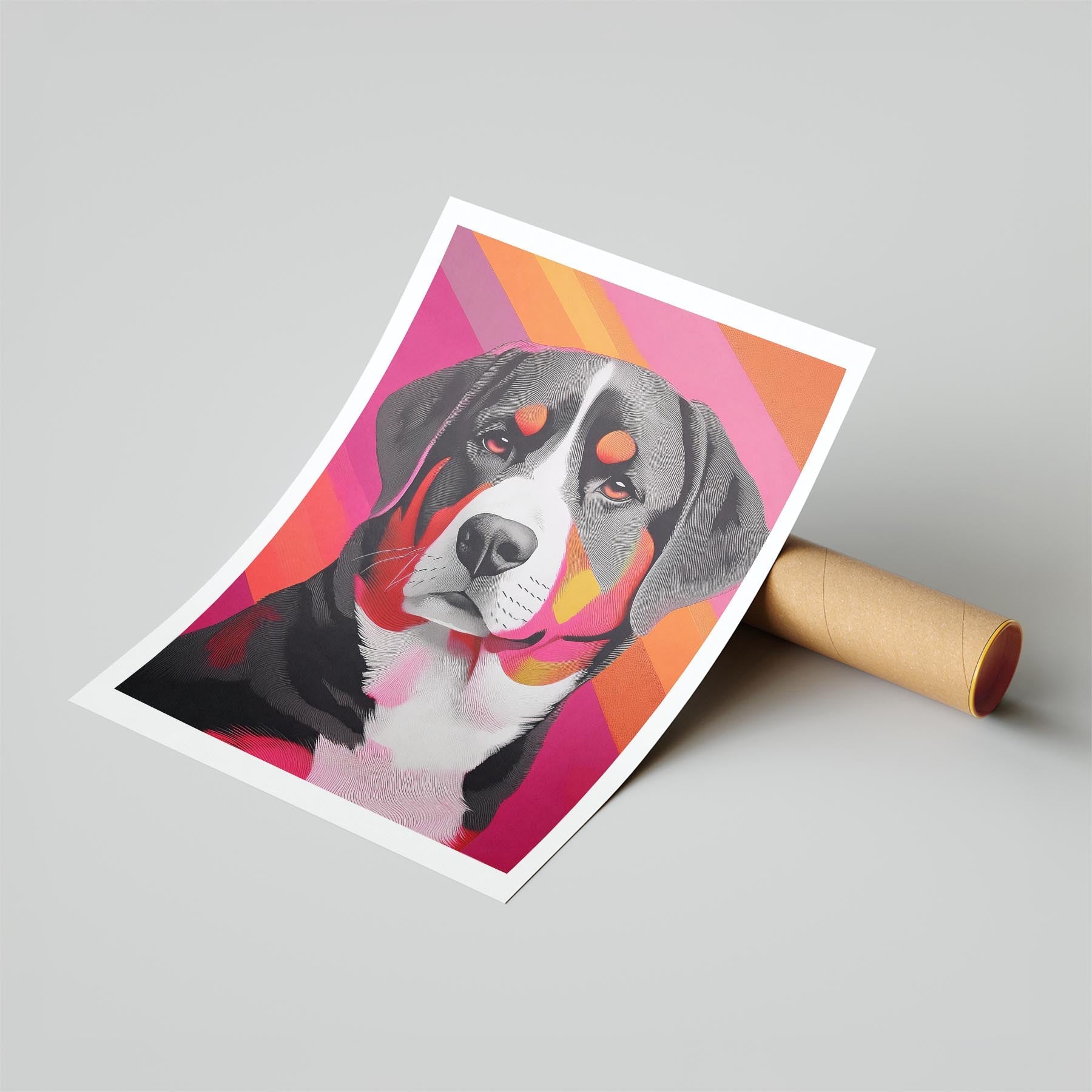 Bernese Mountain Dog Modern Pop Dog Series image 6