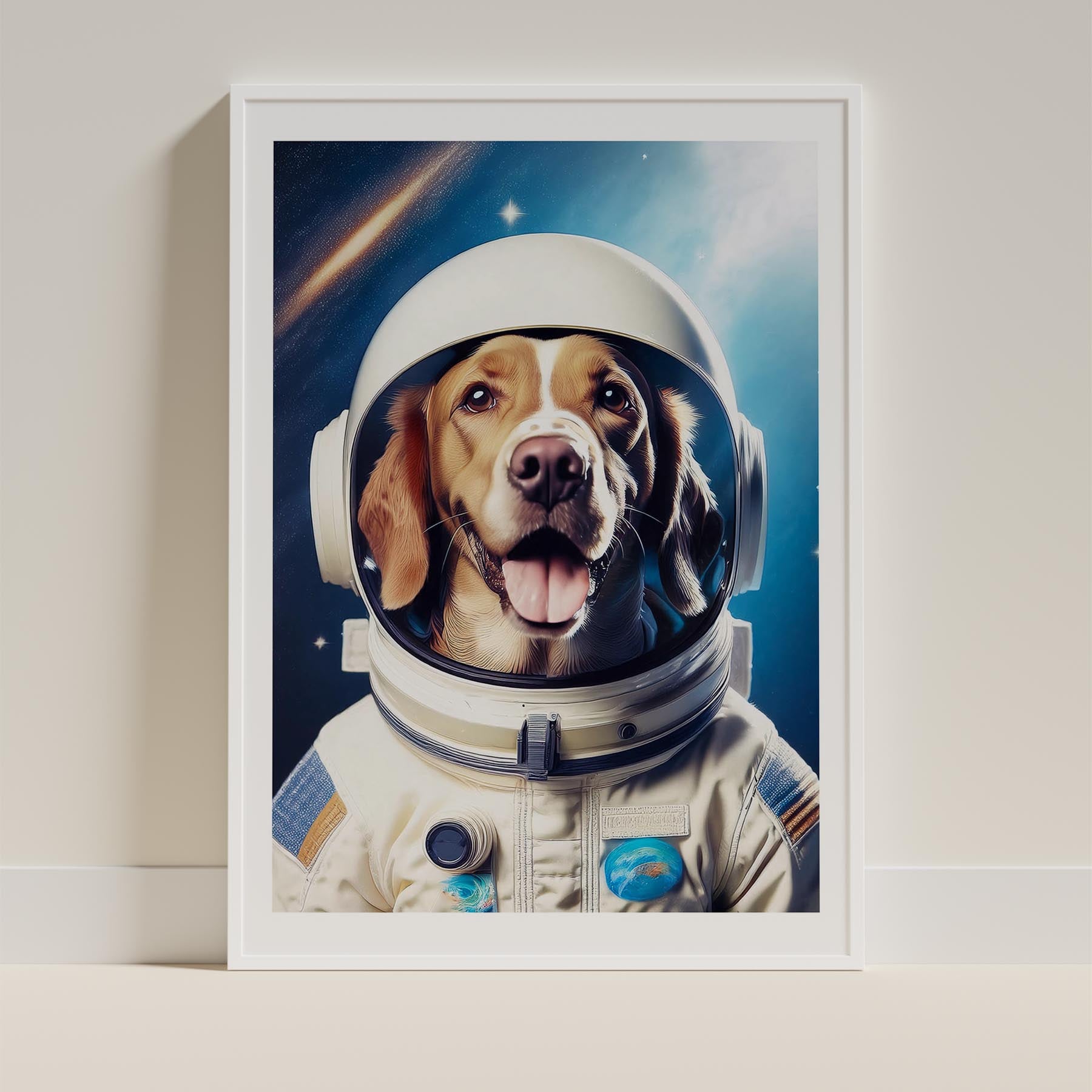 English Setter Astronaut Dog Series image 9