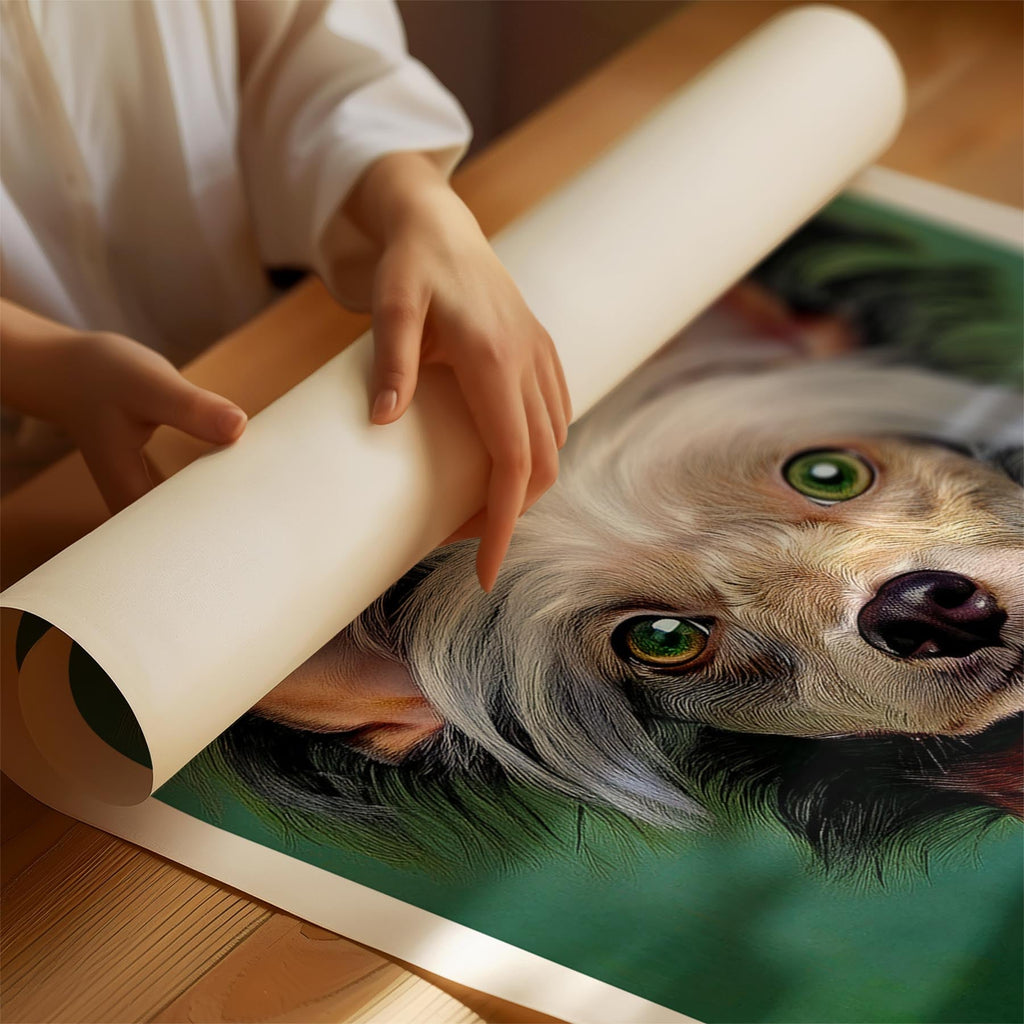 Chinese Crested Green Painted Series image 1
