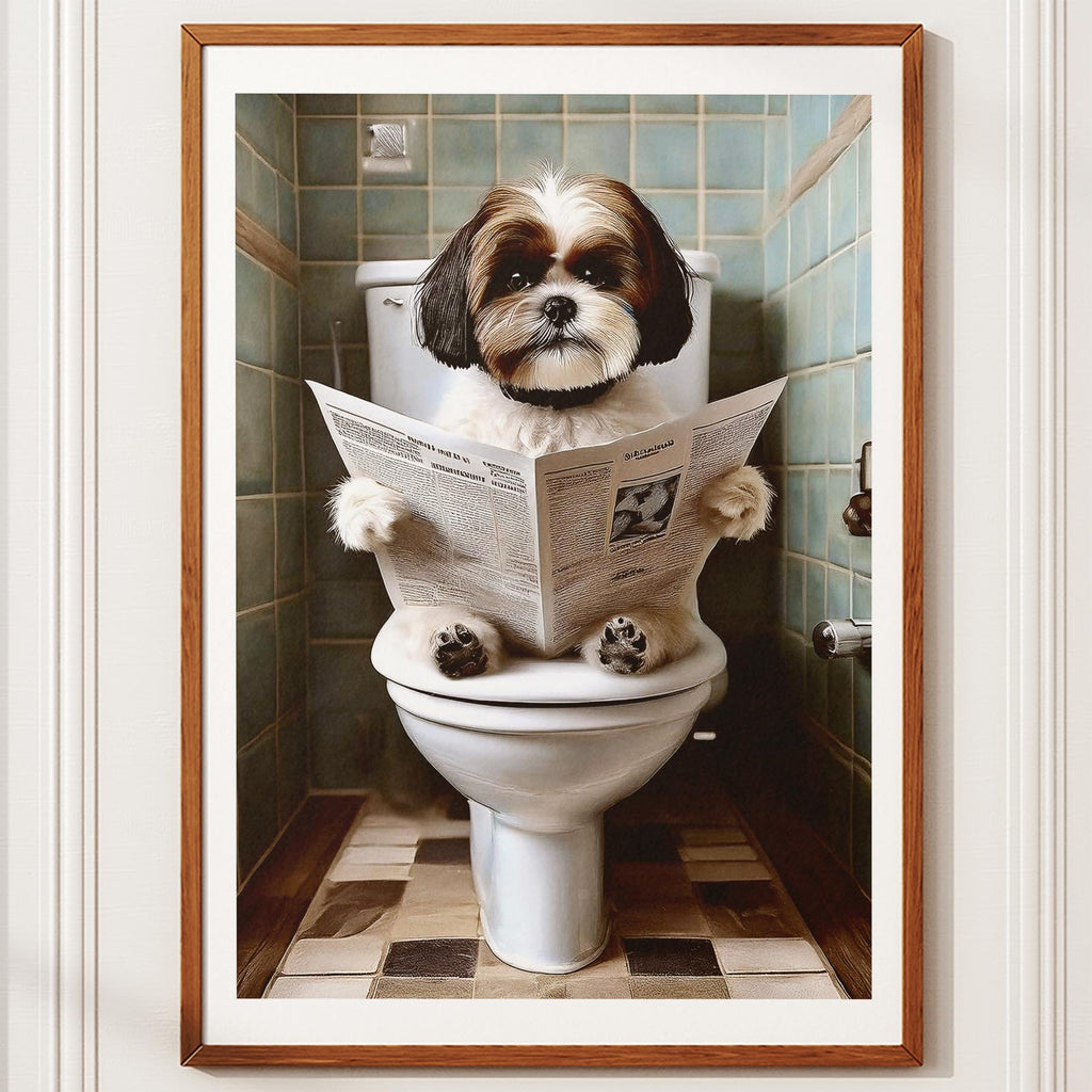 Shih Tzu Toilet Humour Dog Series 1 image 10