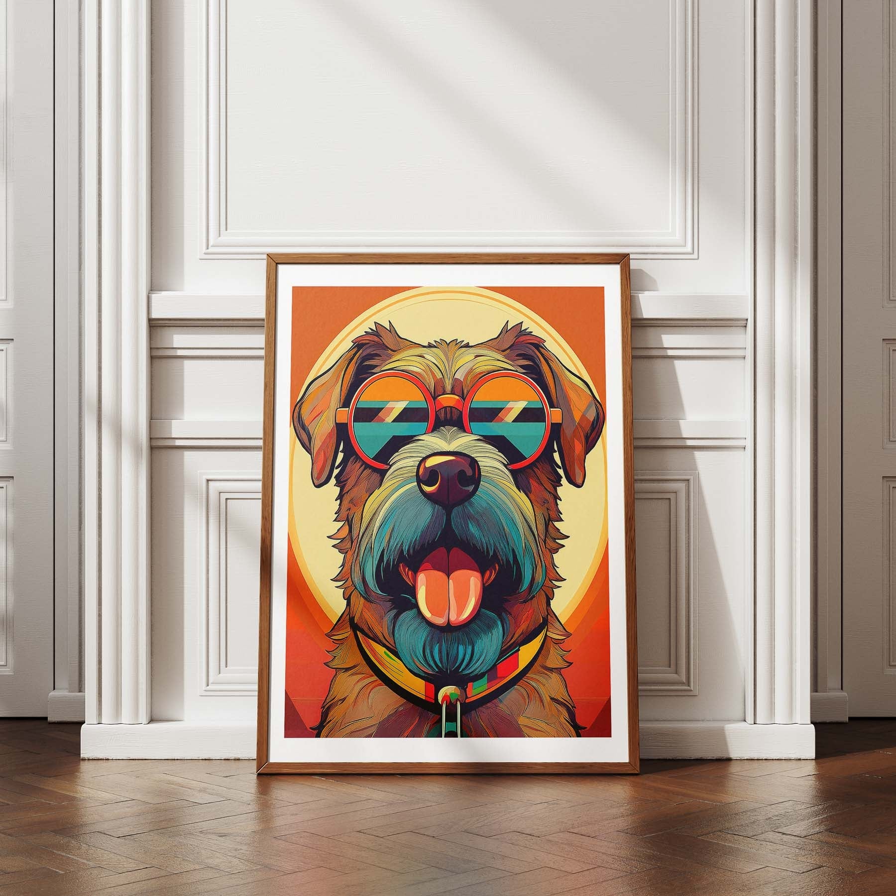 Irish Terrier In Colourful Sunnies 2 image 4