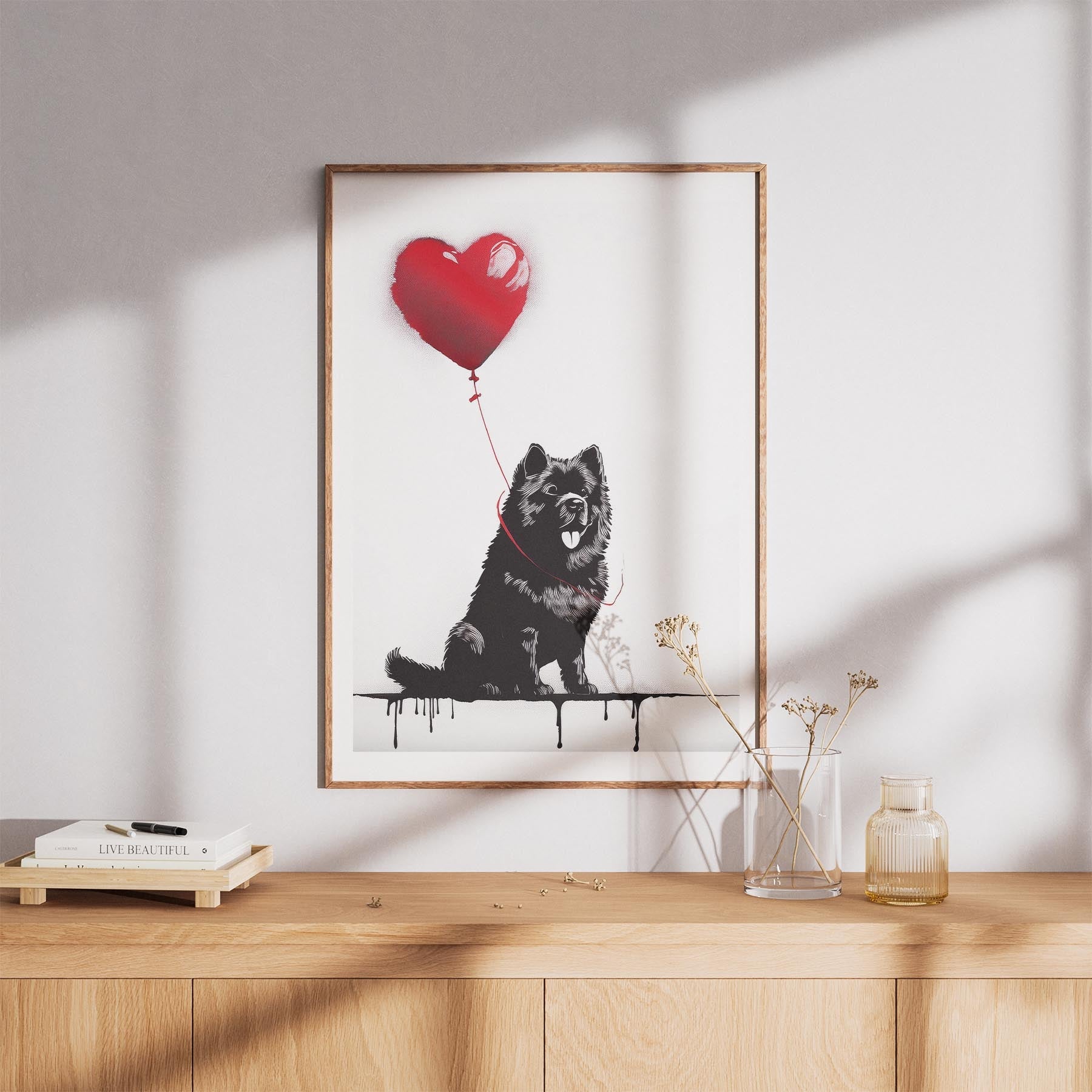 Chow Chow DOGSY Series inspired by the Art of Banksy image 8