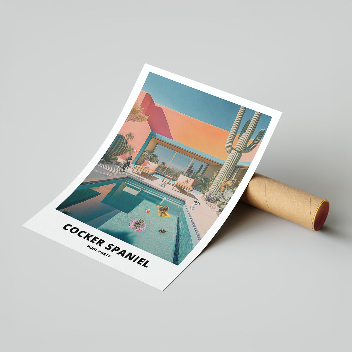 Cocker Spaniel Pool Party image 7