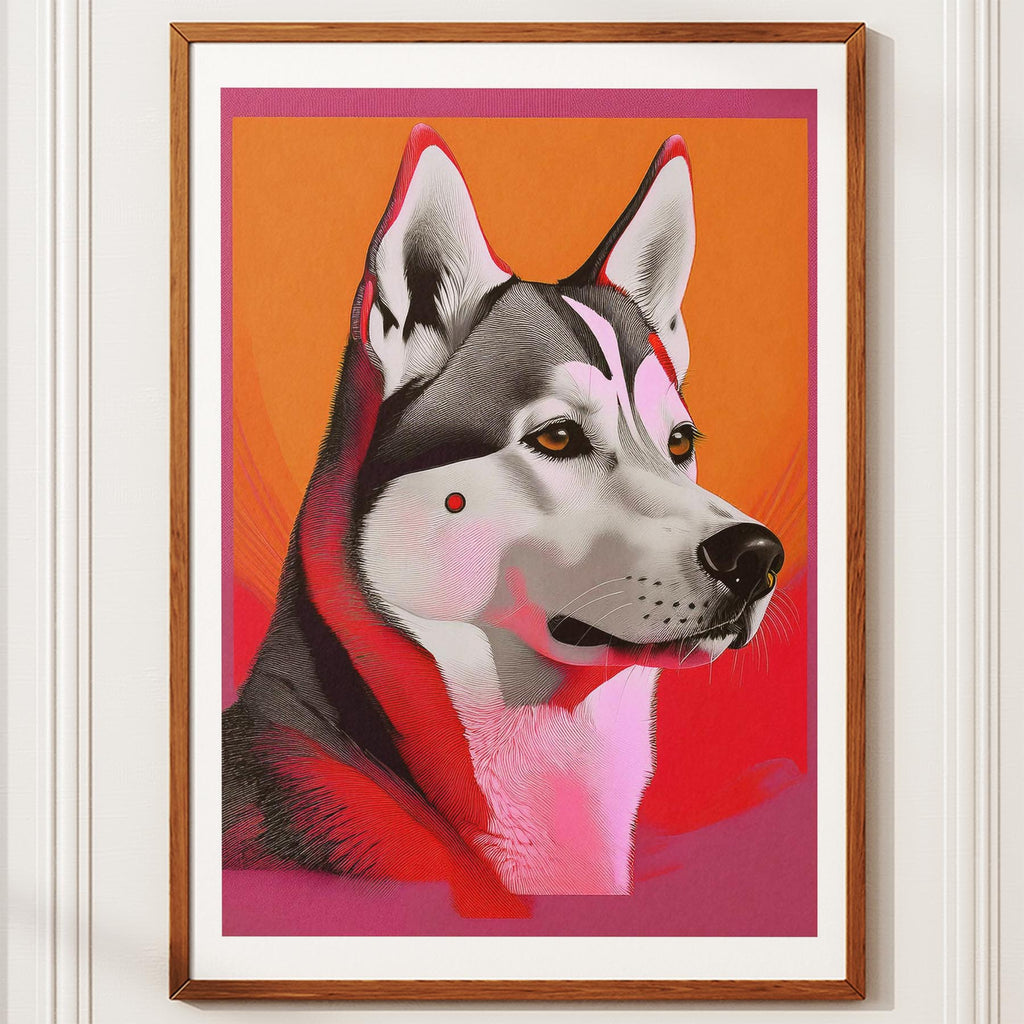 Siberian Husky Modern Pop Dog Series image 10