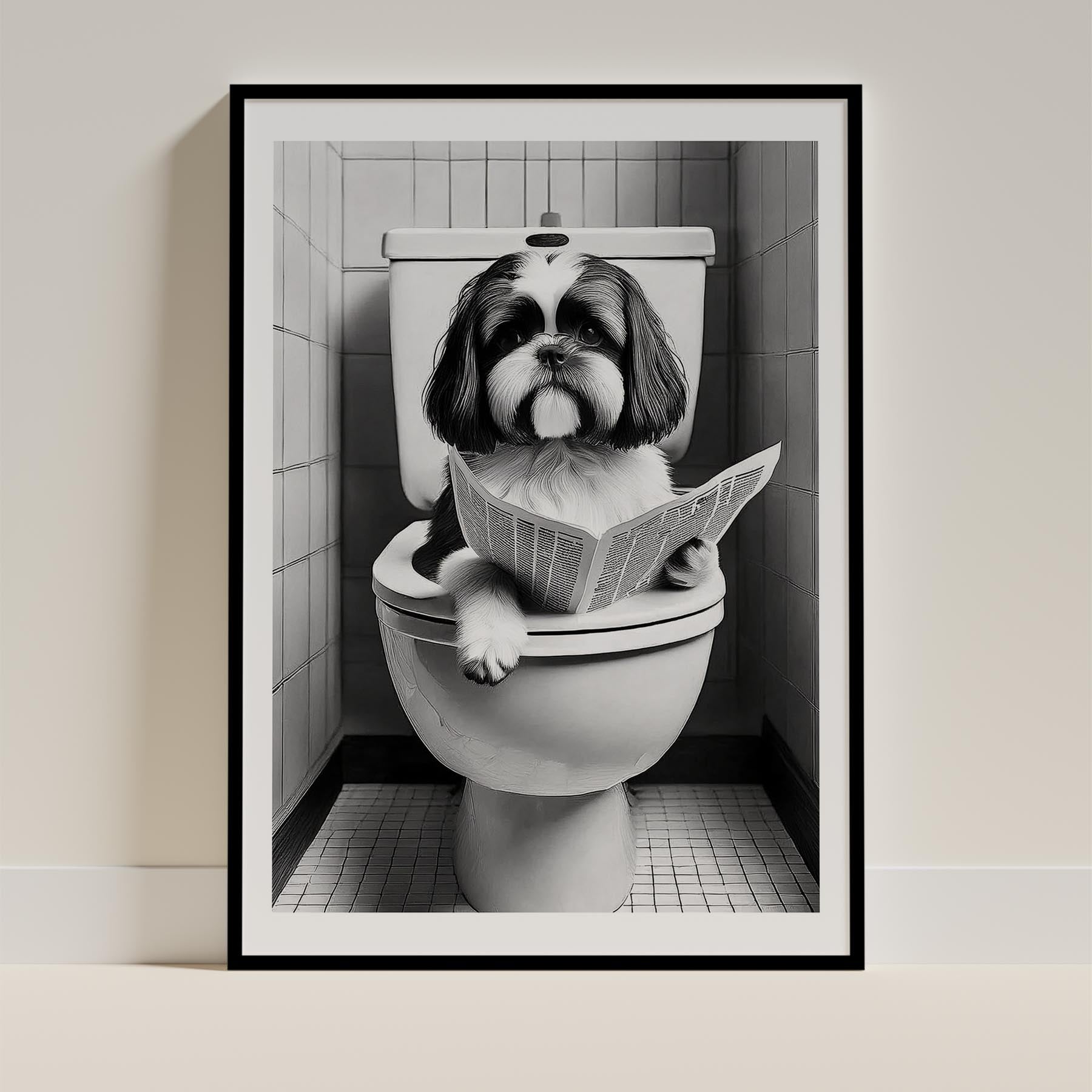 Shih Tzu Toilet Humour Dog Series 2 image 0