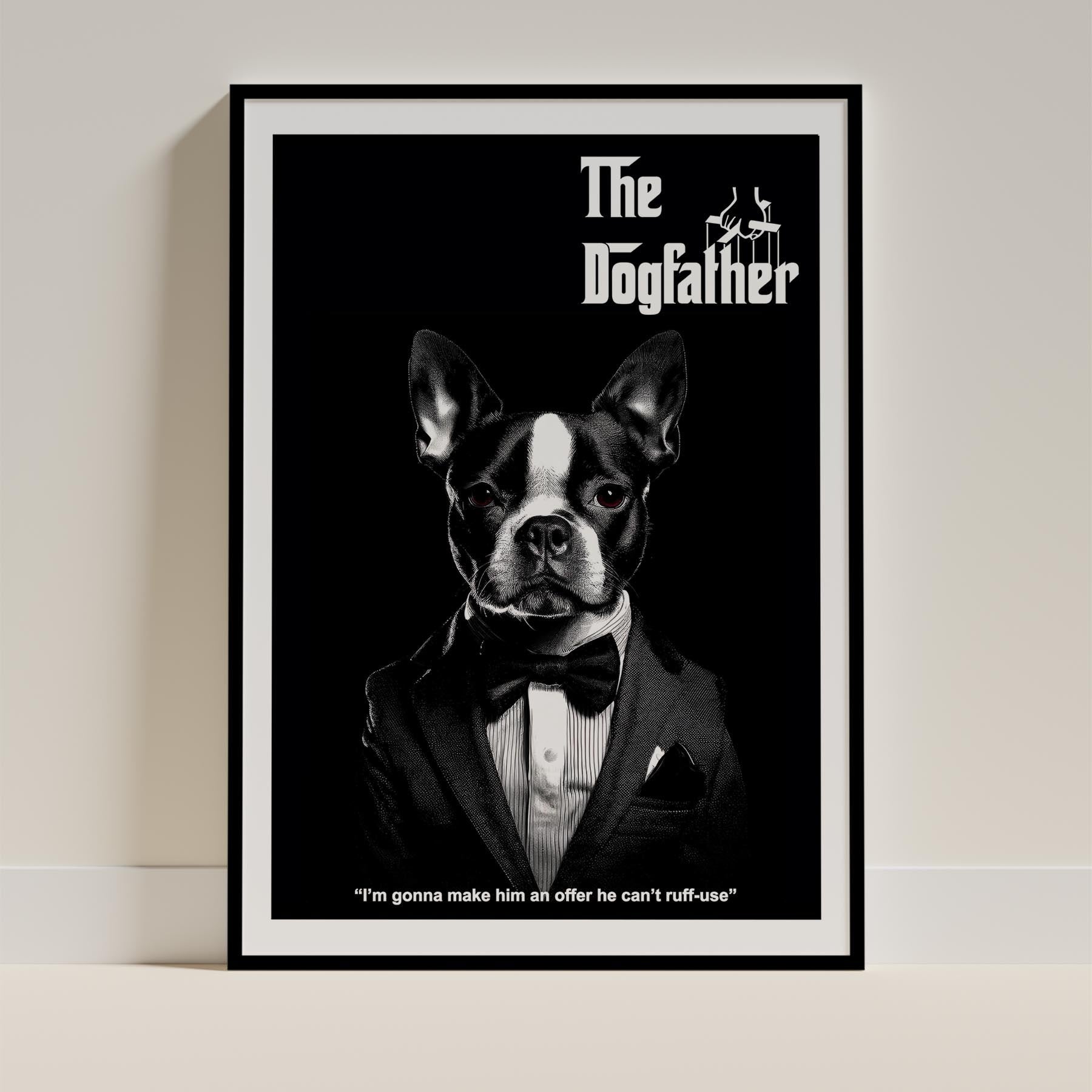 Boston Terrier Mafia Dog Series image 0
