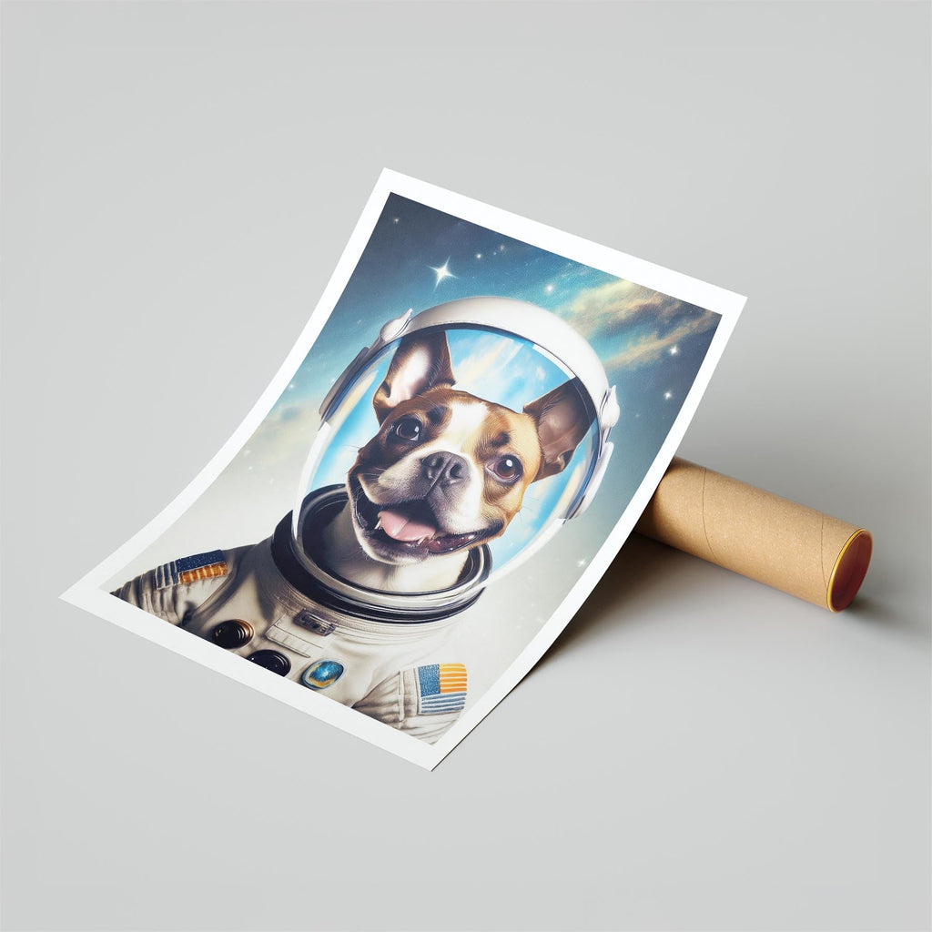 Boston Terrier Astronaut Dog Series image 6