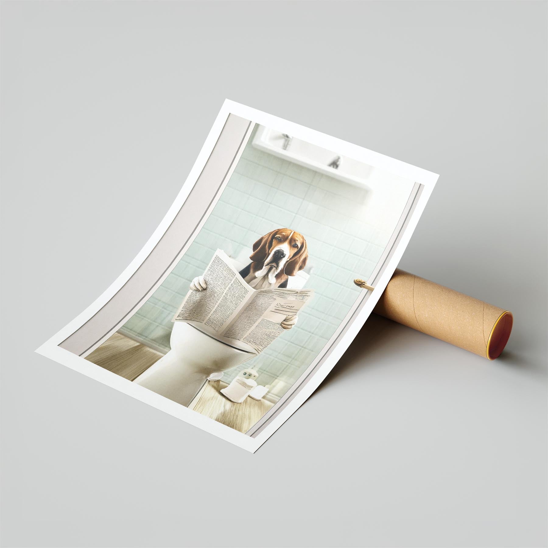 Beagle Toilet Humour Dog Series 1 image 6