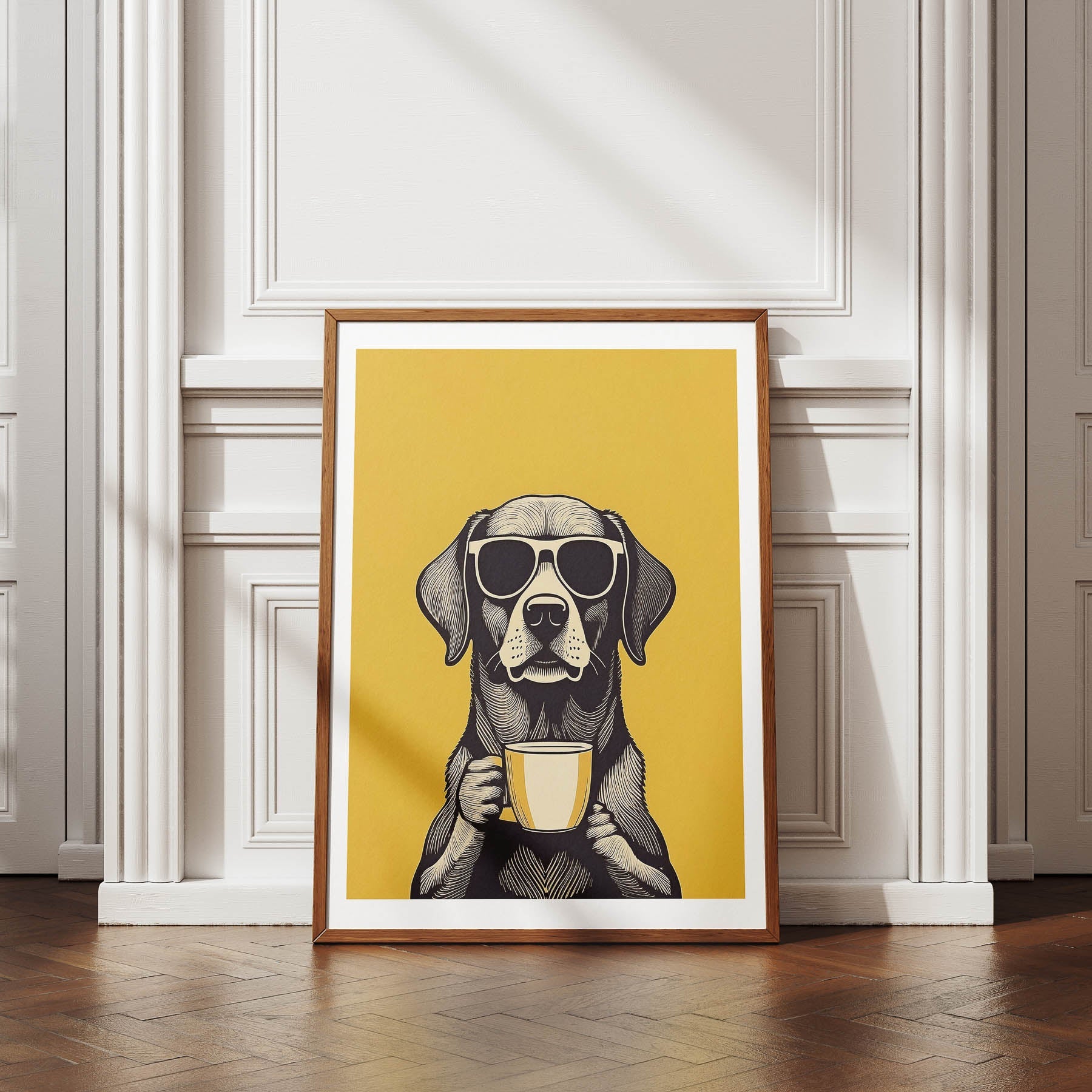 Labrador Retriever 1 Chillin Coffee Dog image 4