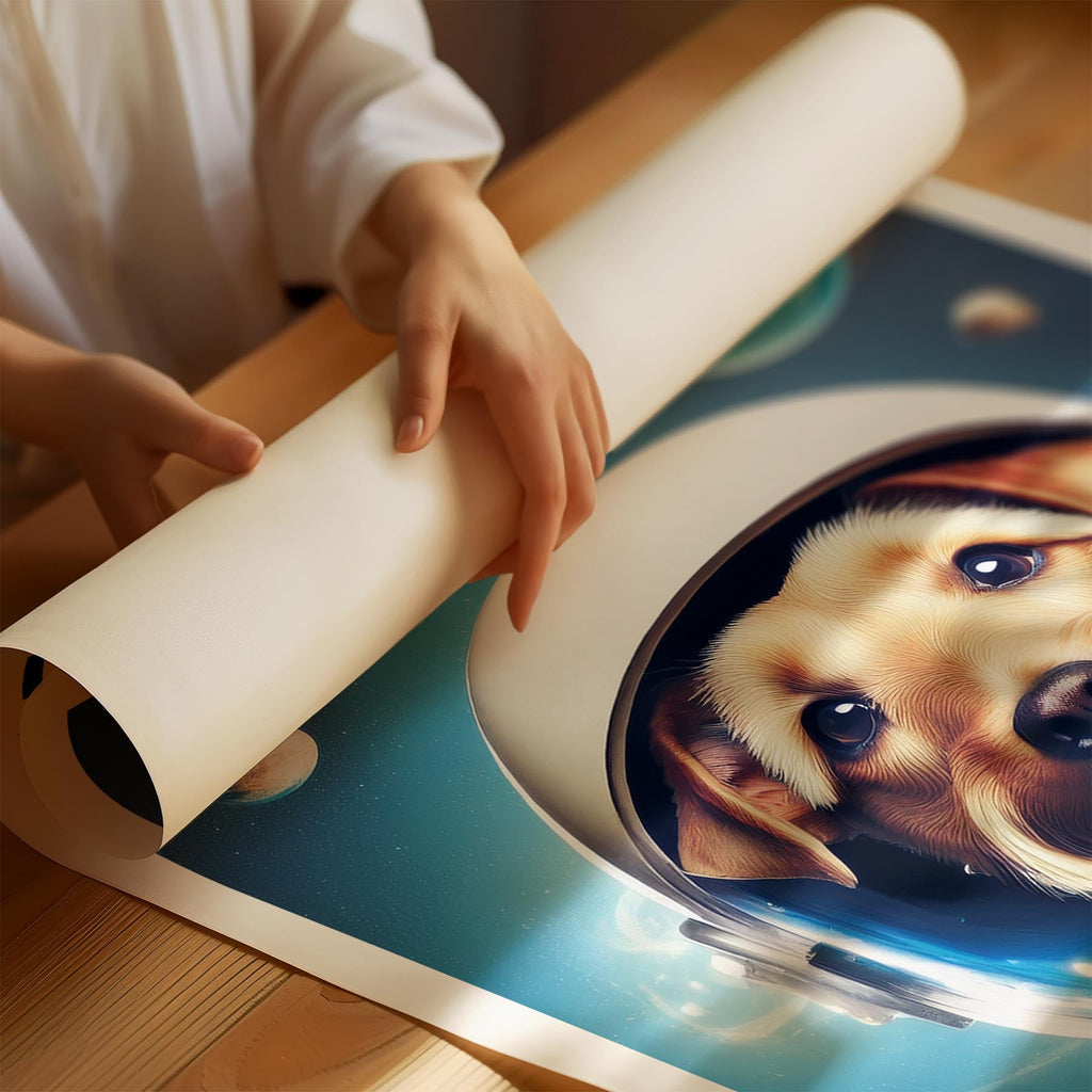 Irish Terrier Astronaut Dog Series with Text Astro Dog image 1