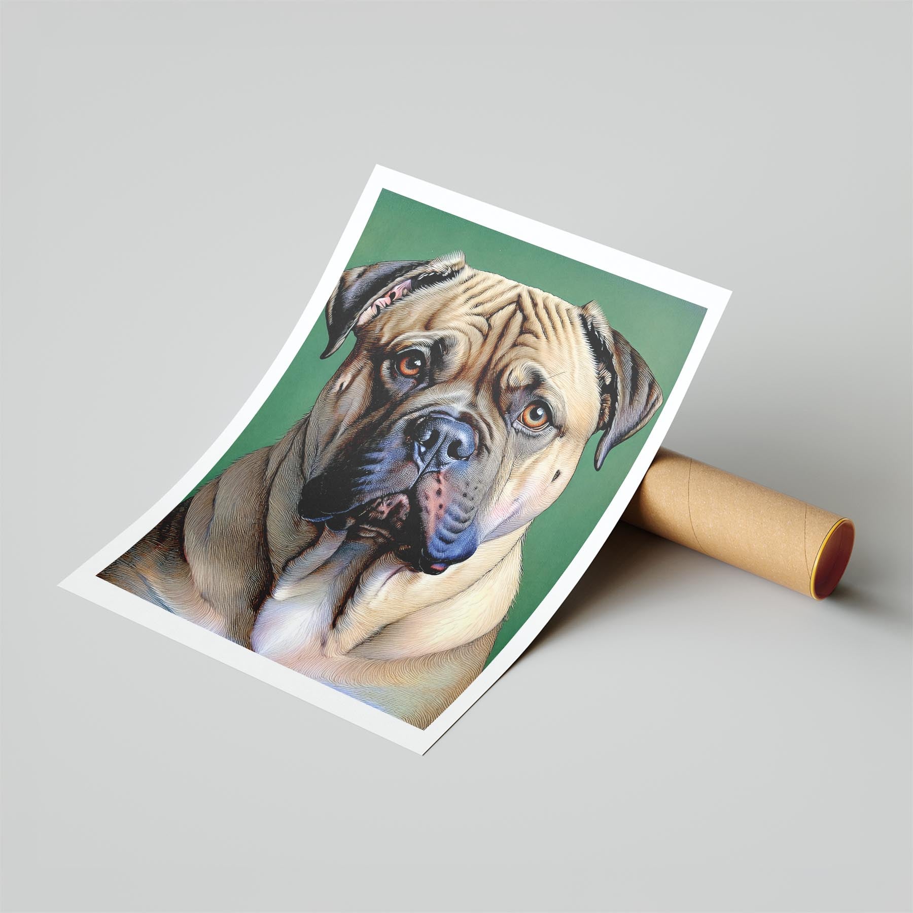 Bullmastiff Green Painted Series image 6