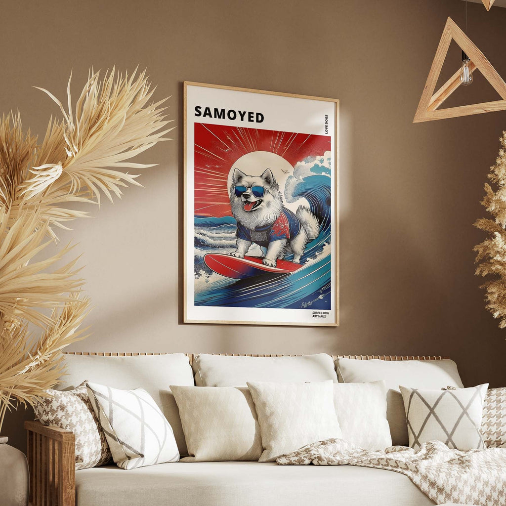Samoyed Hokosai Surfer Dogs 1 image 5