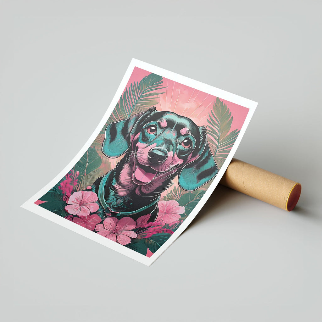 Dachshund Flowery Dog image 7