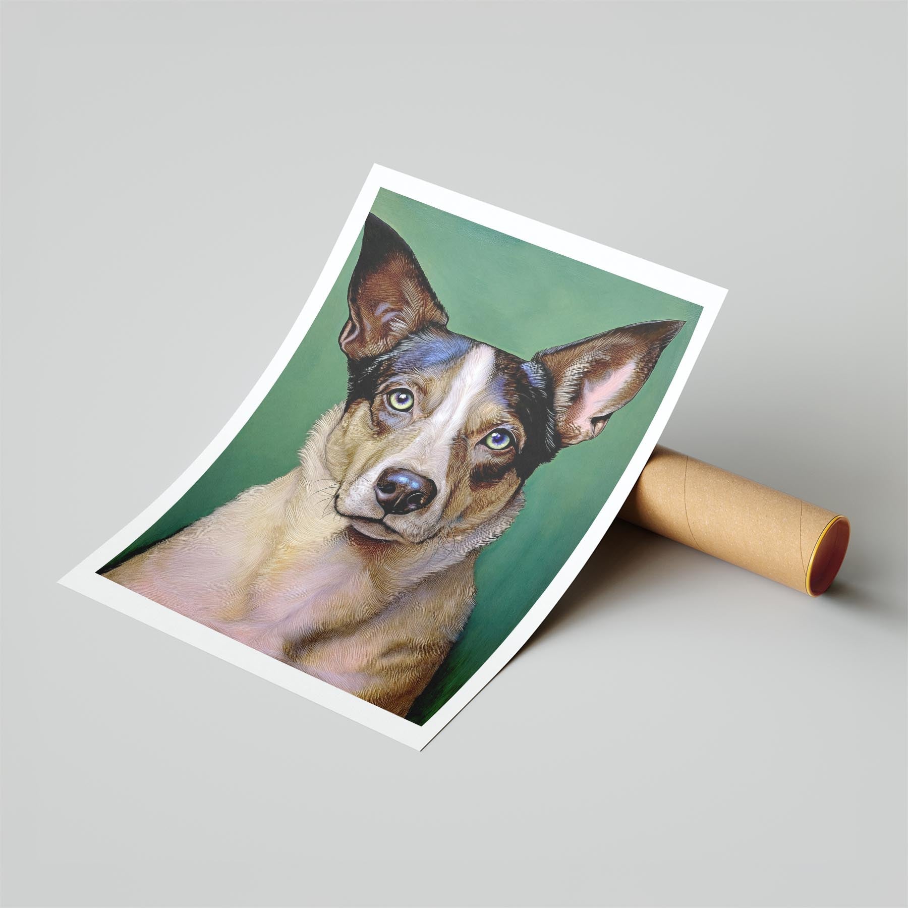 Cattle Dog Green Painted Series image 6