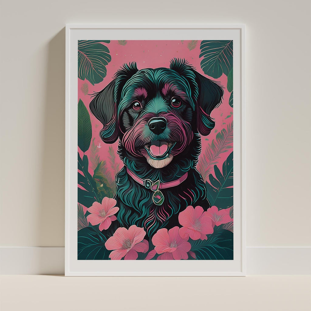 Jackapoo Flowery Dog image 10