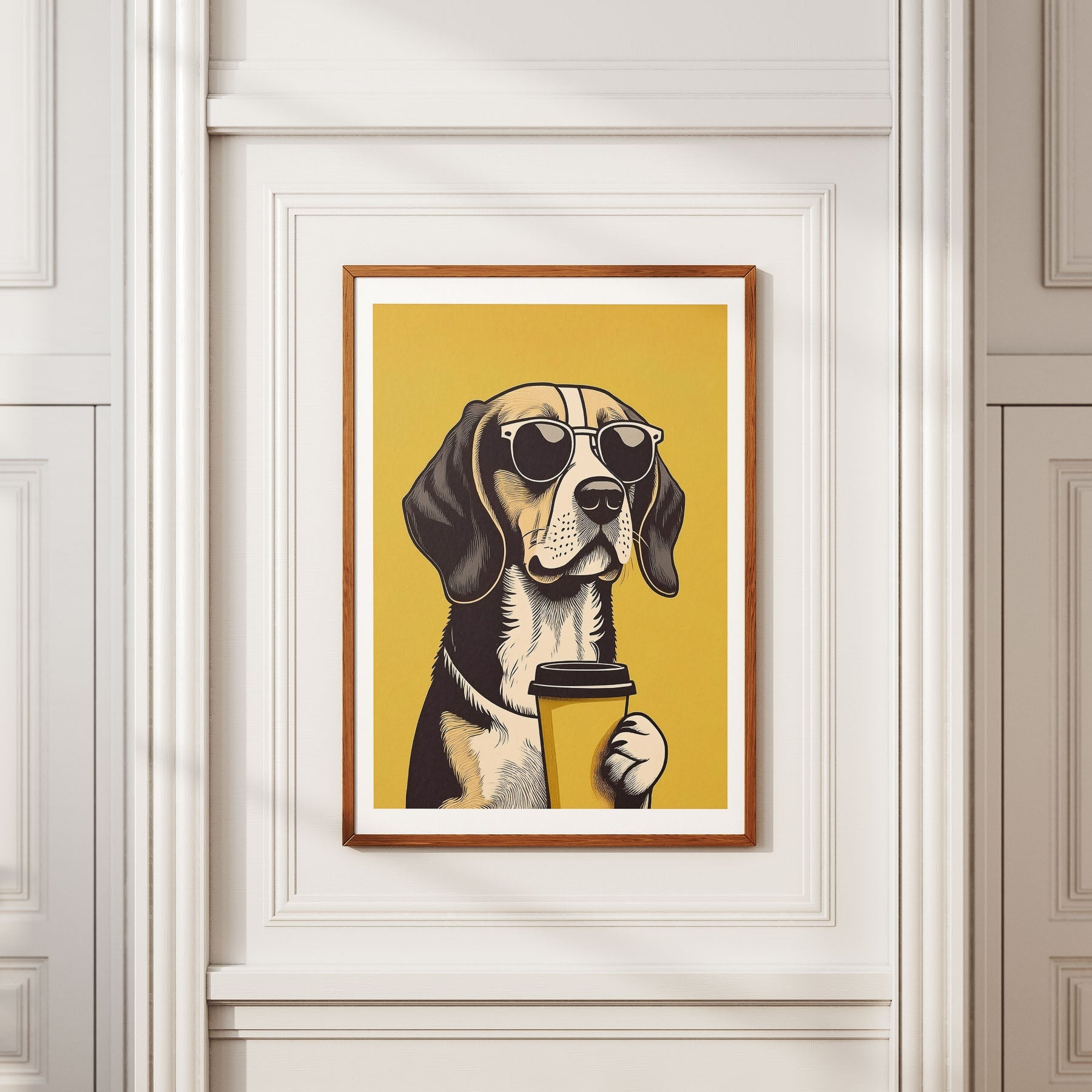 Beagle Chillin Coffee Dog image 2